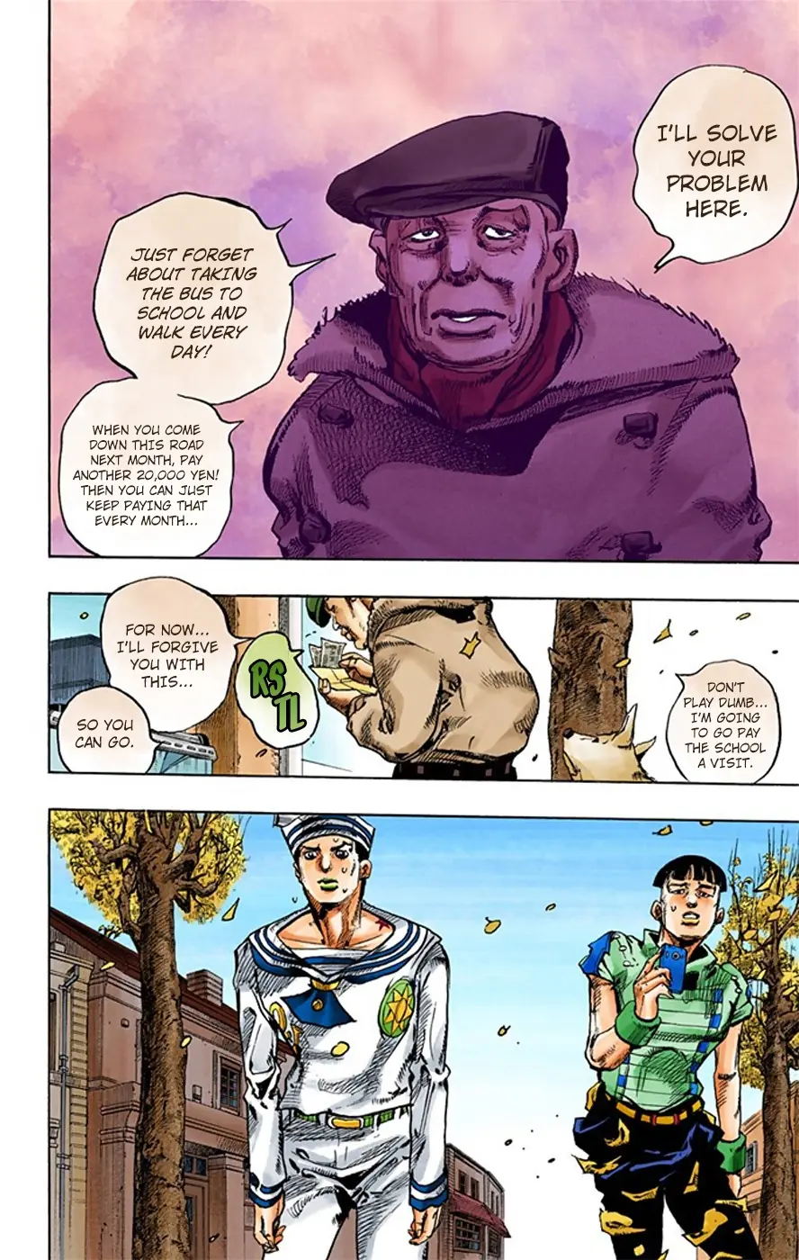 JoJo's Bizarre Adventure, Part 8: JoJolion Colored Manga β Chapter 19 β Page 17