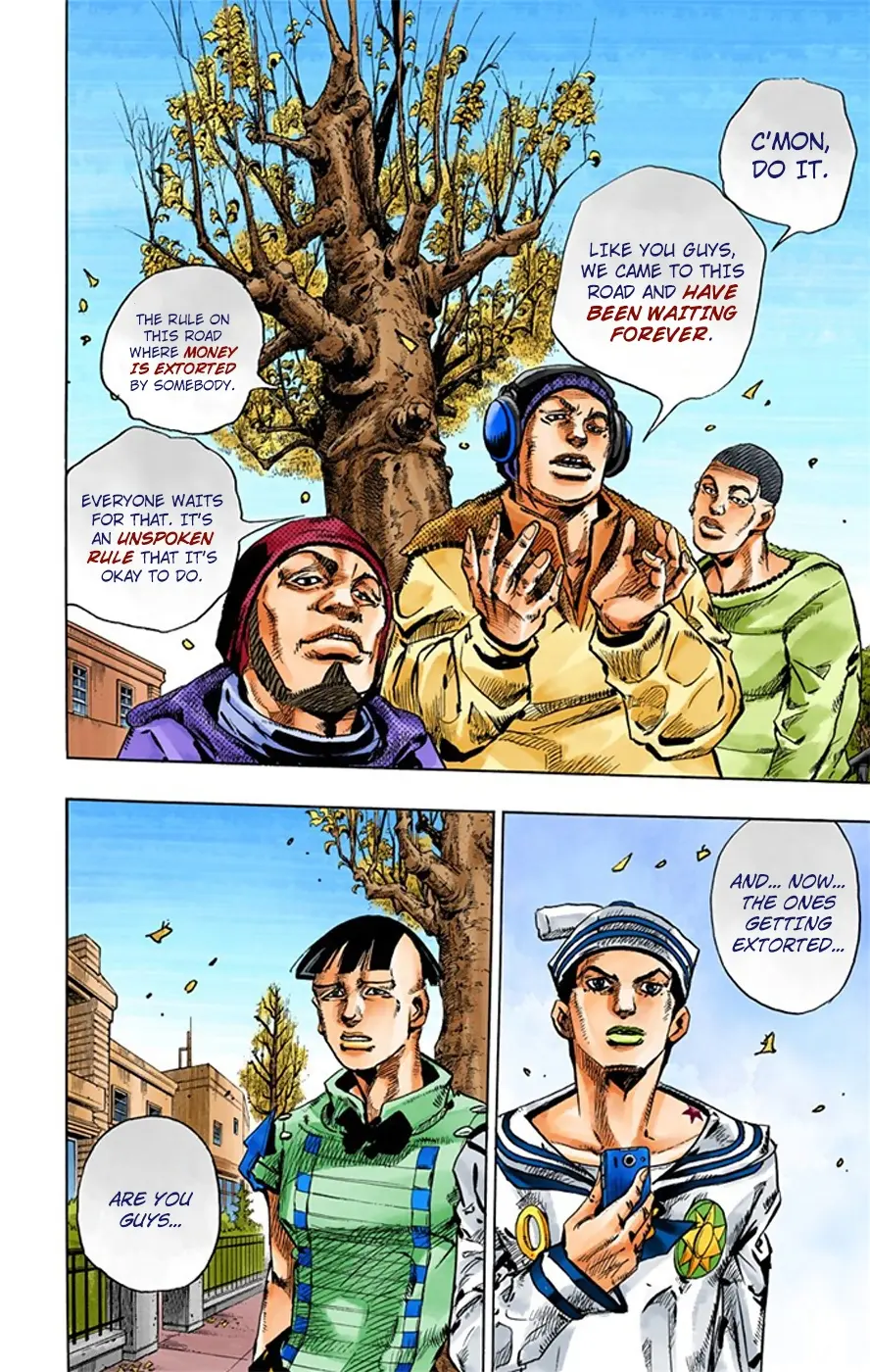 JoJo's Bizarre Adventure, Part 8: JoJolion Colored Manga β Chapter 19 β Page 34
