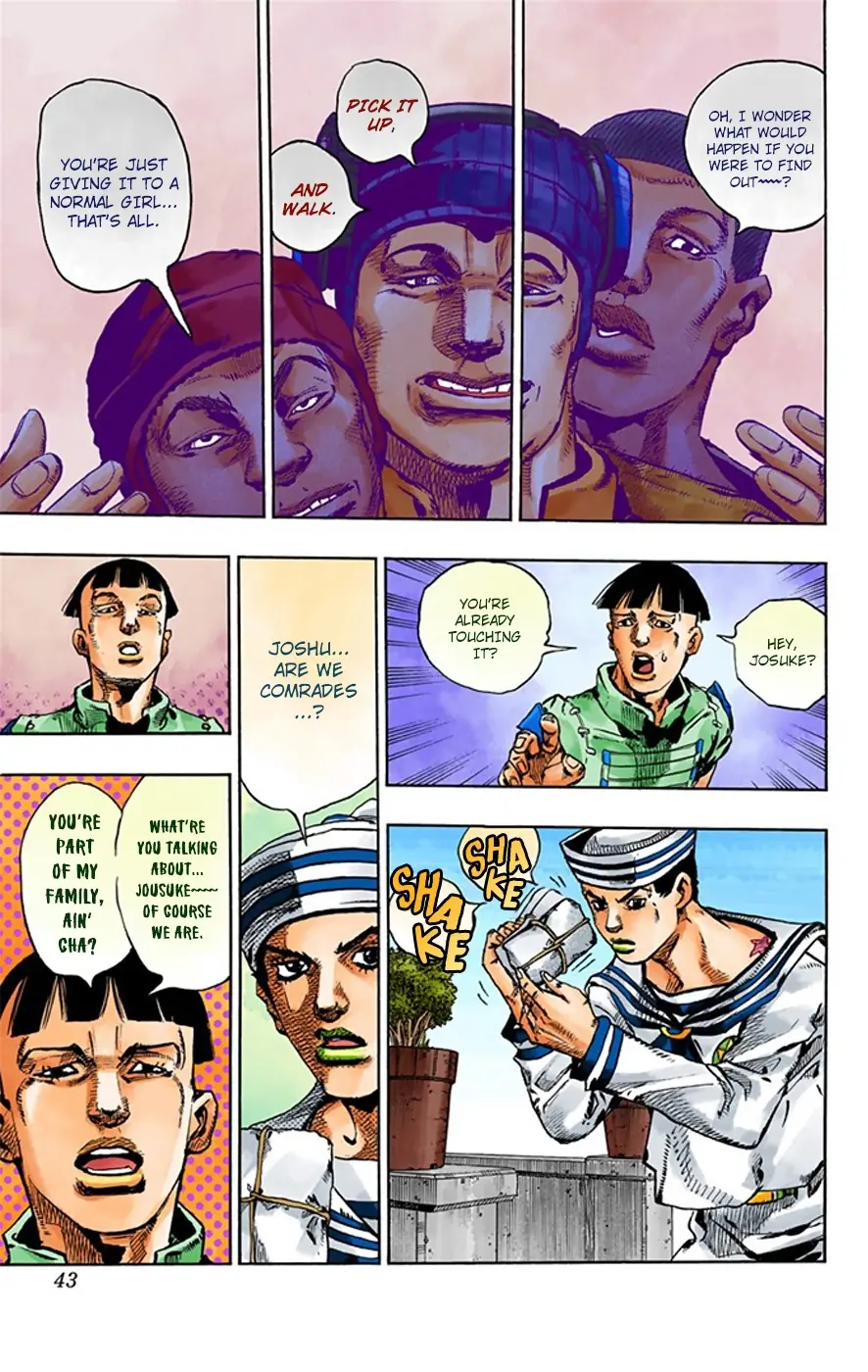 JoJo's Bizarre Adventure, Part 8: JoJolion Colored Manga β Chapter 19 β Page 38