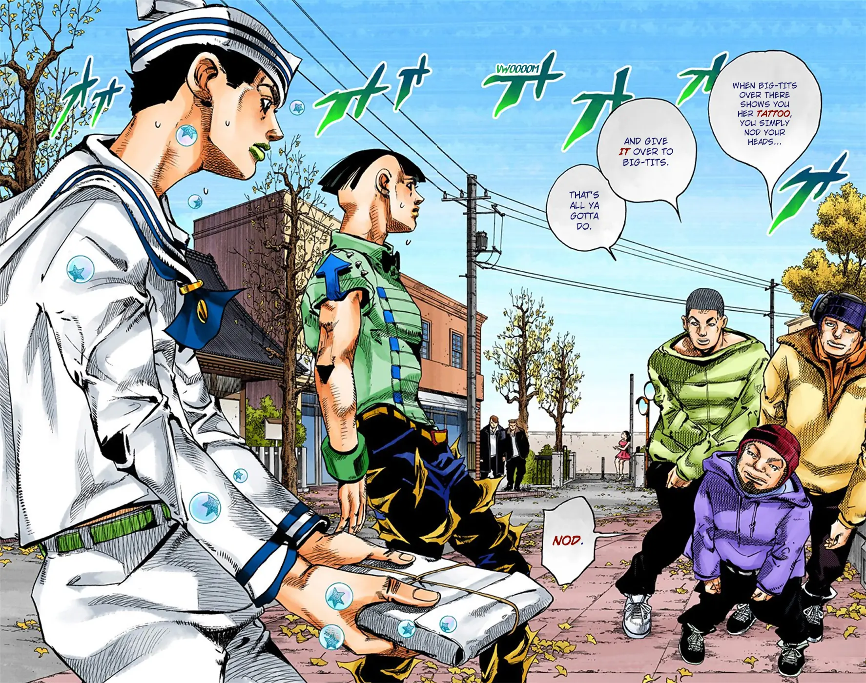 JoJo's Bizarre Adventure, Part 8: JoJolion Colored Manga β Chapter 20 β Page 4
