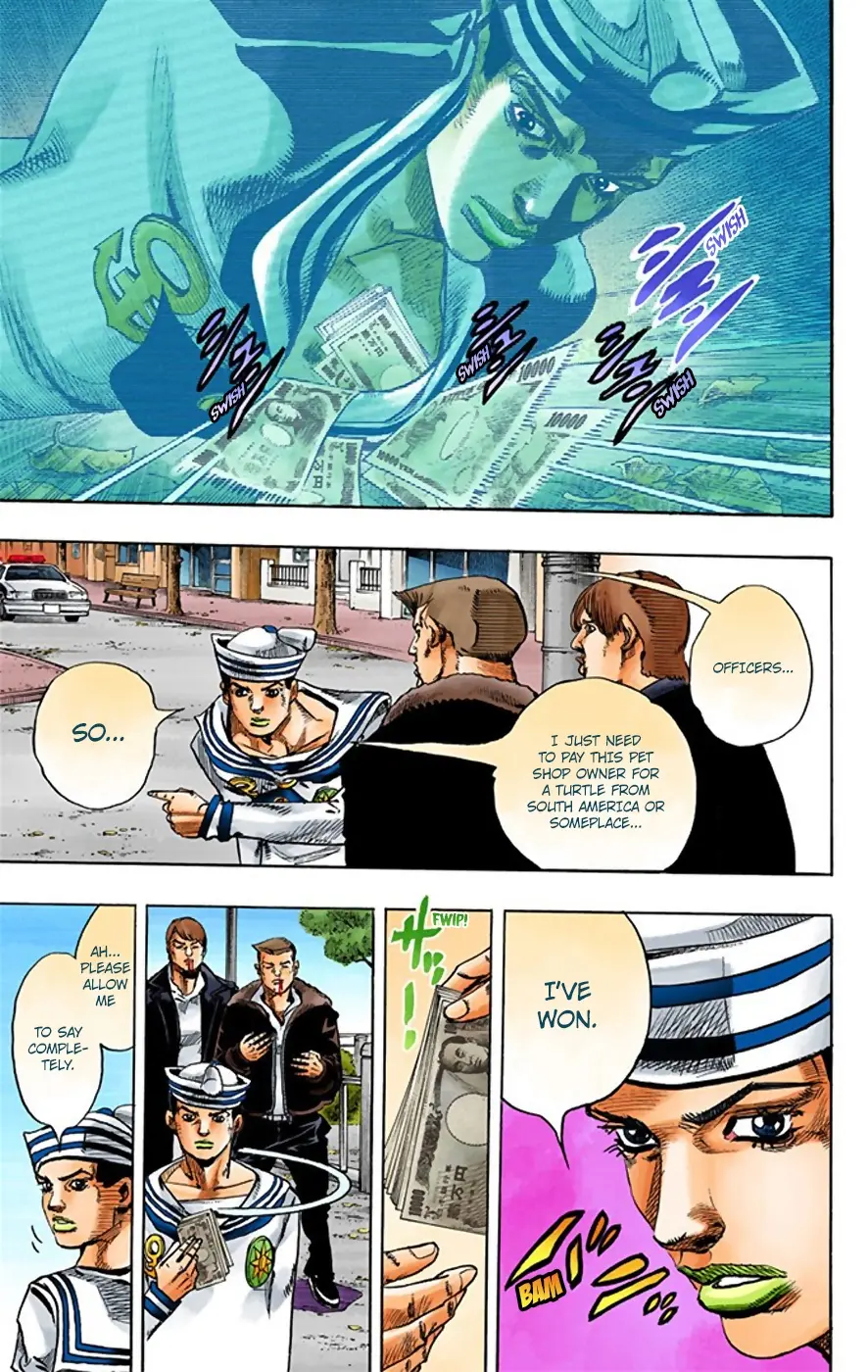 JoJo's Bizarre Adventure, Part 8: JoJolion Colored Manga β Chapter 21 β Page 22