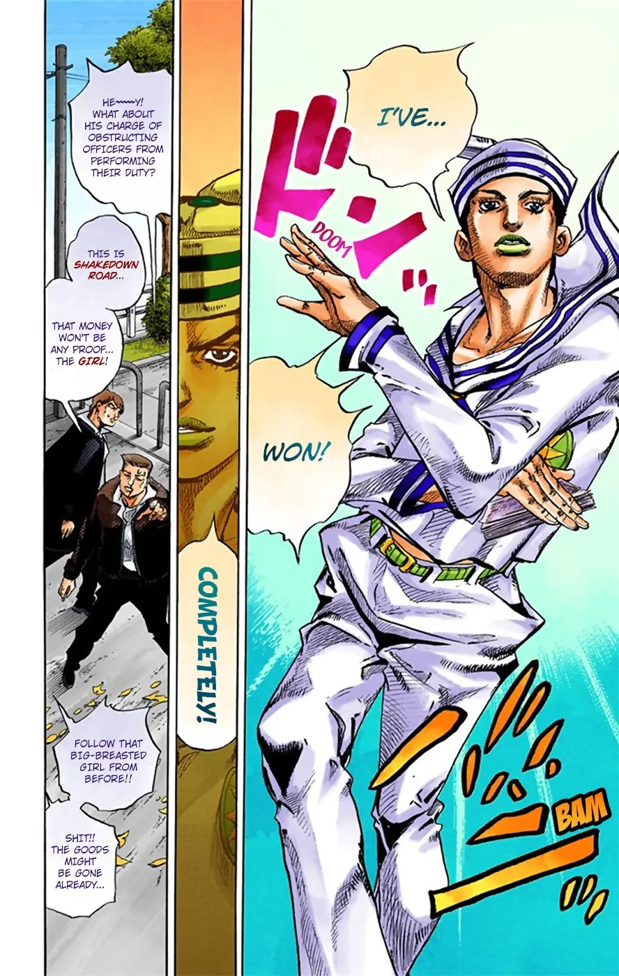 JoJo's Bizarre Adventure, Part 8: JoJolion Colored Manga β Chapter 21 β Page 23