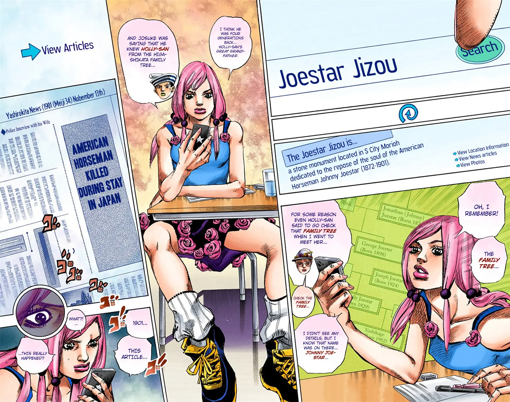 JoJo's Bizarre Adventure, Part 8: JoJolion Colored Manga β Chapter 21 β Page 29