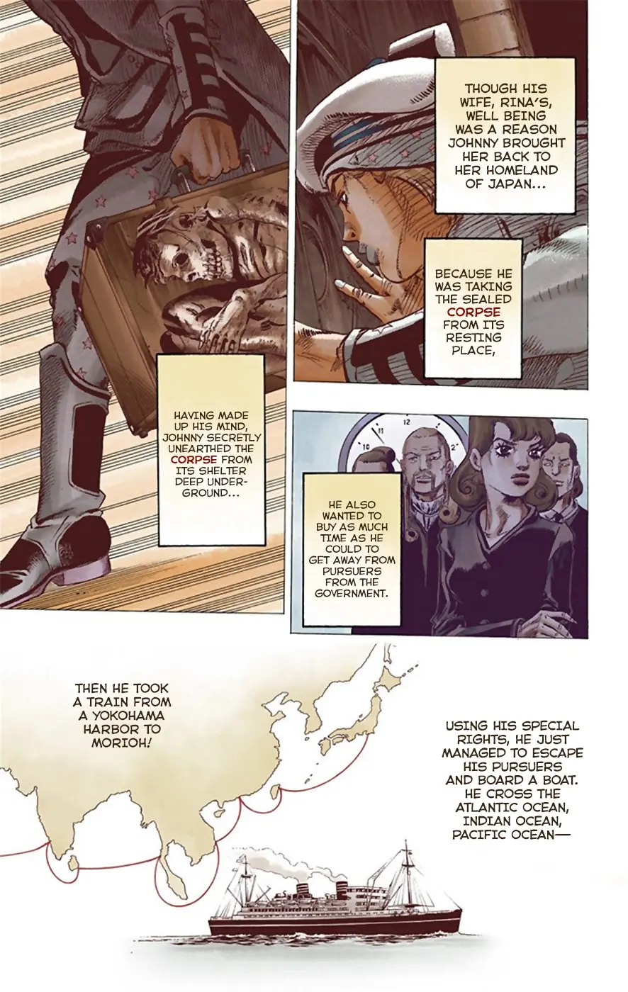 JoJo's Bizarre Adventure, Part 8: JoJolion Colored Manga β Chapter 22 β Page 4