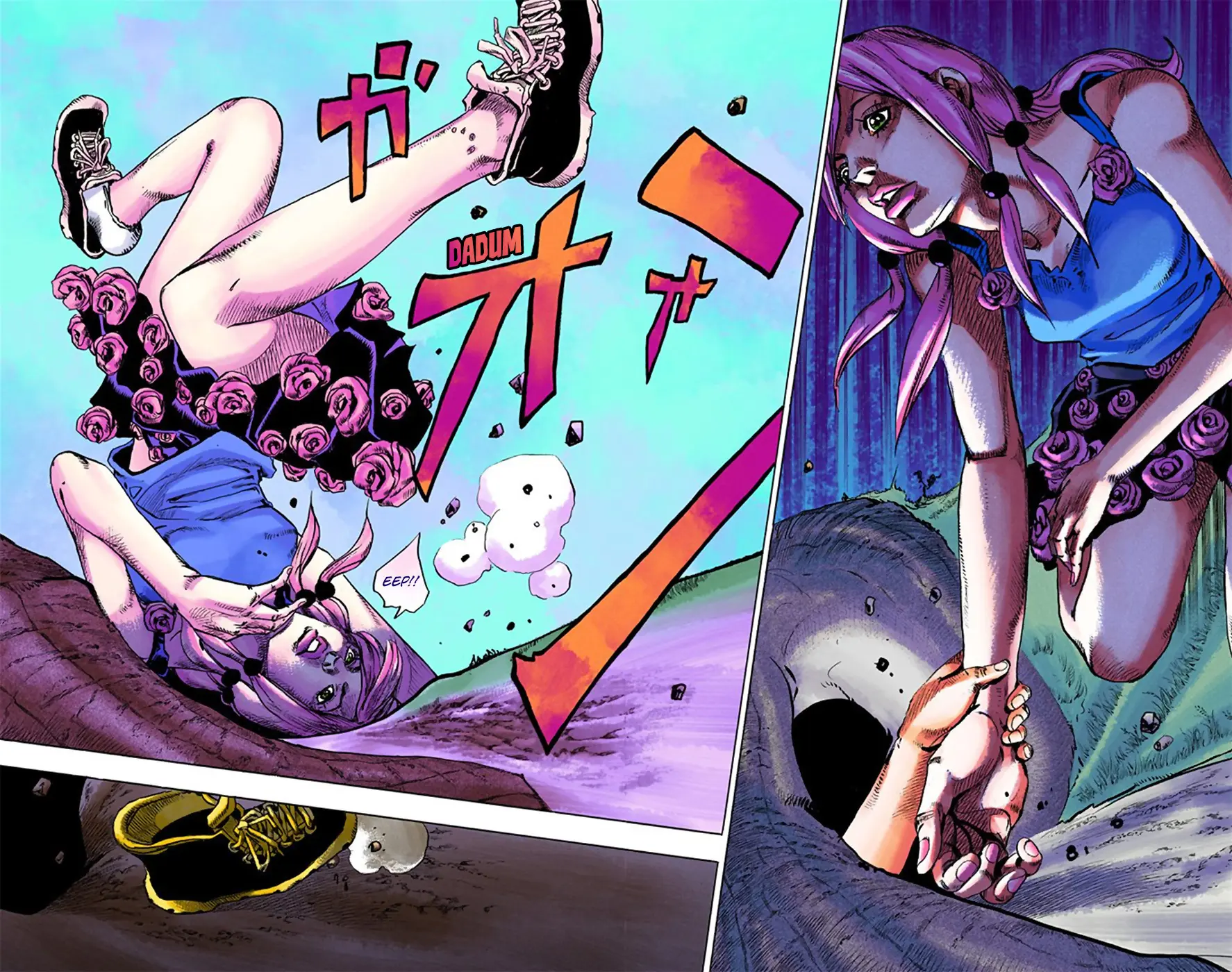 JoJo's Bizarre Adventure, Part 8: JoJolion Colored Manga β Chapter 22 β Page 28