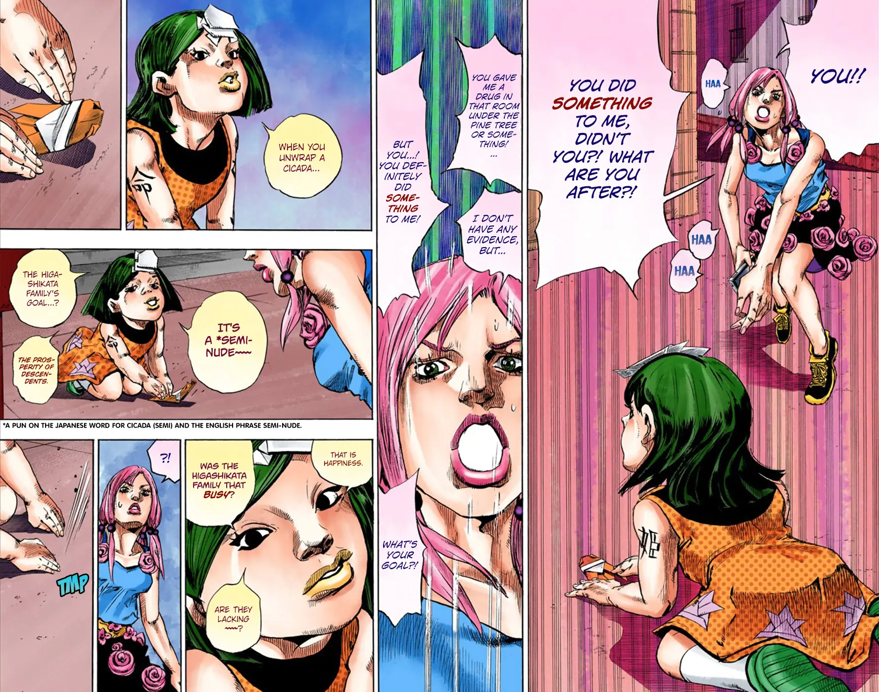 JoJo's Bizarre Adventure, Part 8: JoJolion Colored Manga β Chapter 24 β Page 42