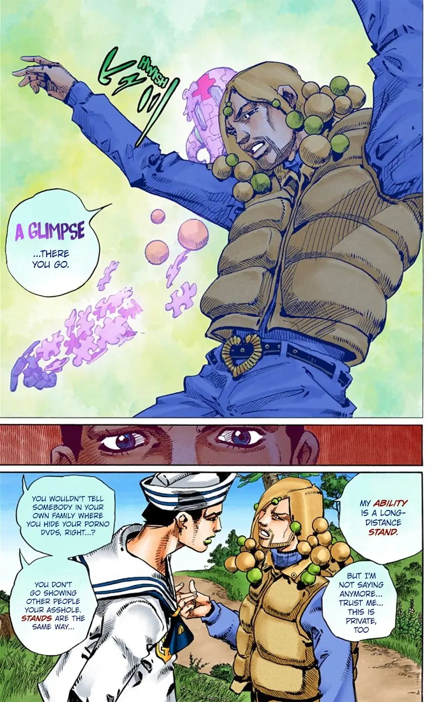 JoJo's Bizarre Adventure, Part 8: JoJolion Colored Manga β Chapter 27 β Page 36