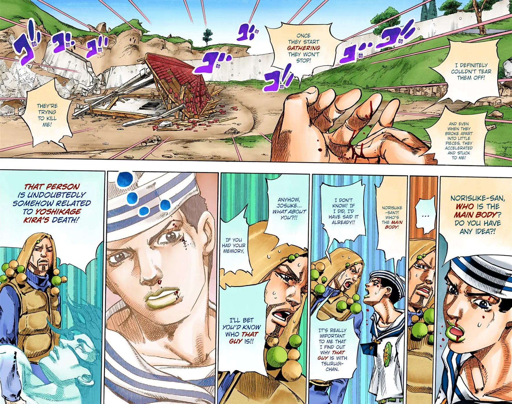 JoJo's Bizarre Adventure, Part 8: JoJolion Colored Manga β Chapter 28 β Page 16