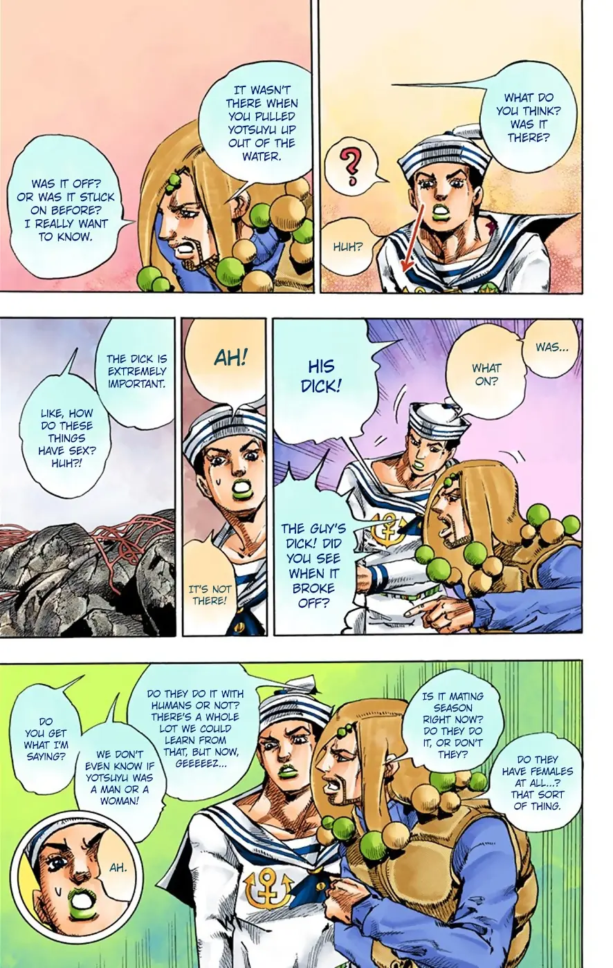 JoJo's Bizarre Adventure, Part 8: JoJolion Colored Manga β Chapter 32 β Page 35
