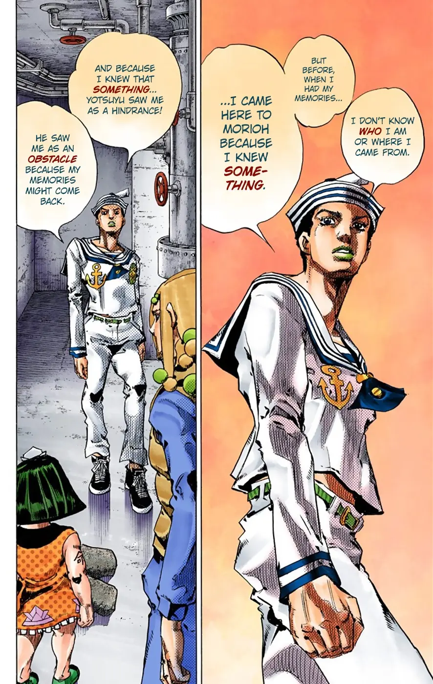 JoJo's Bizarre Adventure, Part 8: JoJolion Colored Manga β Chapter 32 β Page 40