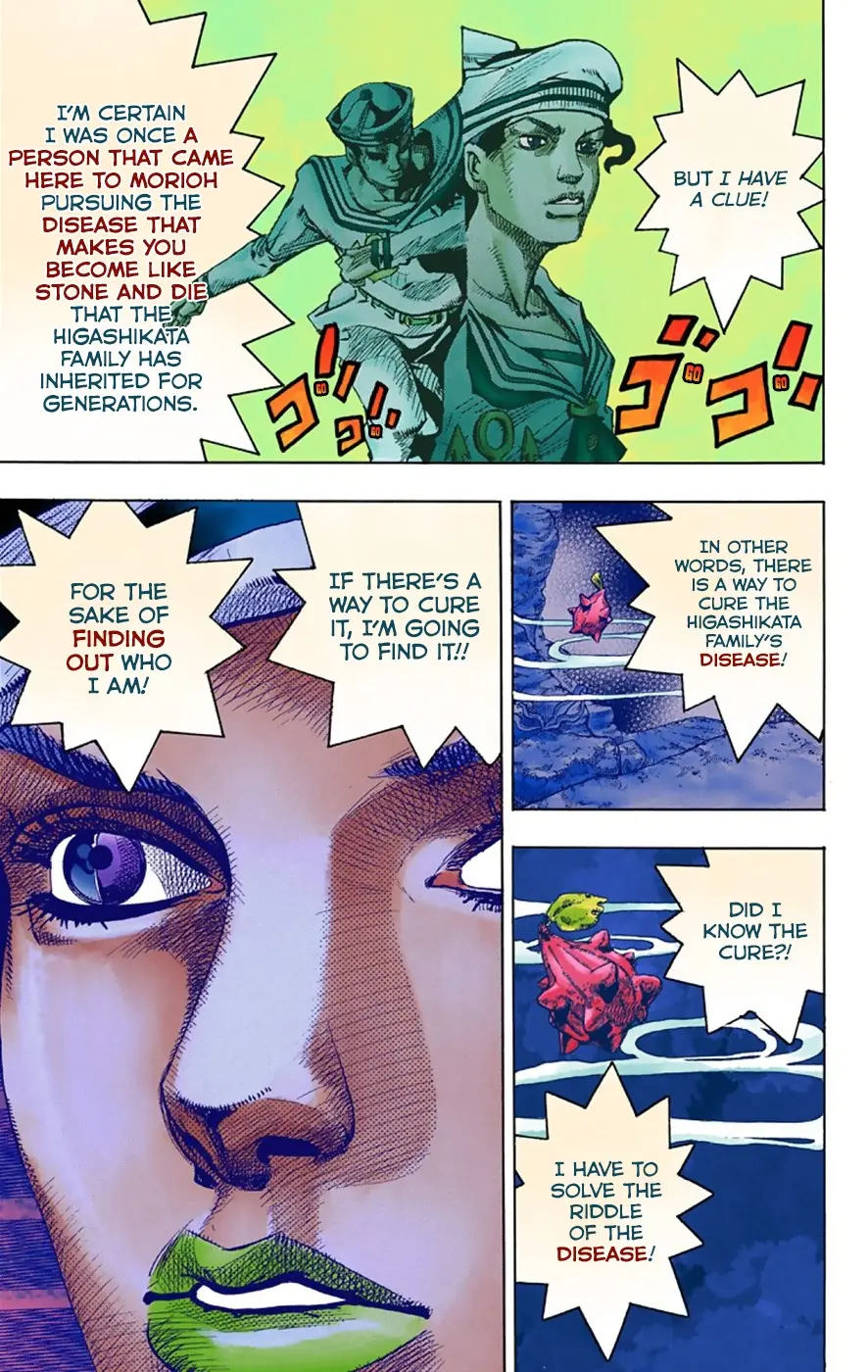 JoJo's Bizarre Adventure, Part 8: JoJolion Colored Manga — Chapter 33 — Page 6