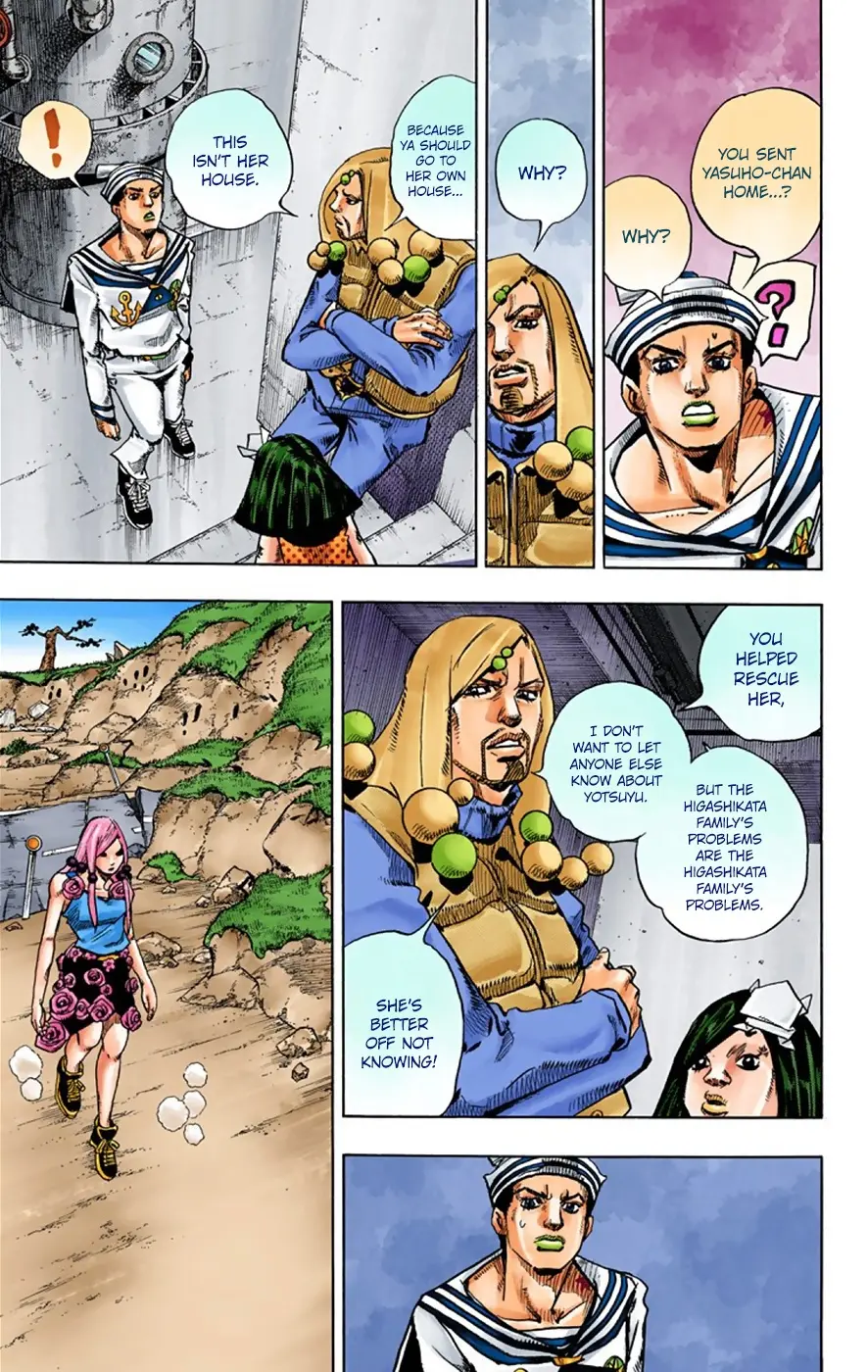 JoJo's Bizarre Adventure, Part 8: JoJolion Colored Manga — Chapter 33 — Page 12