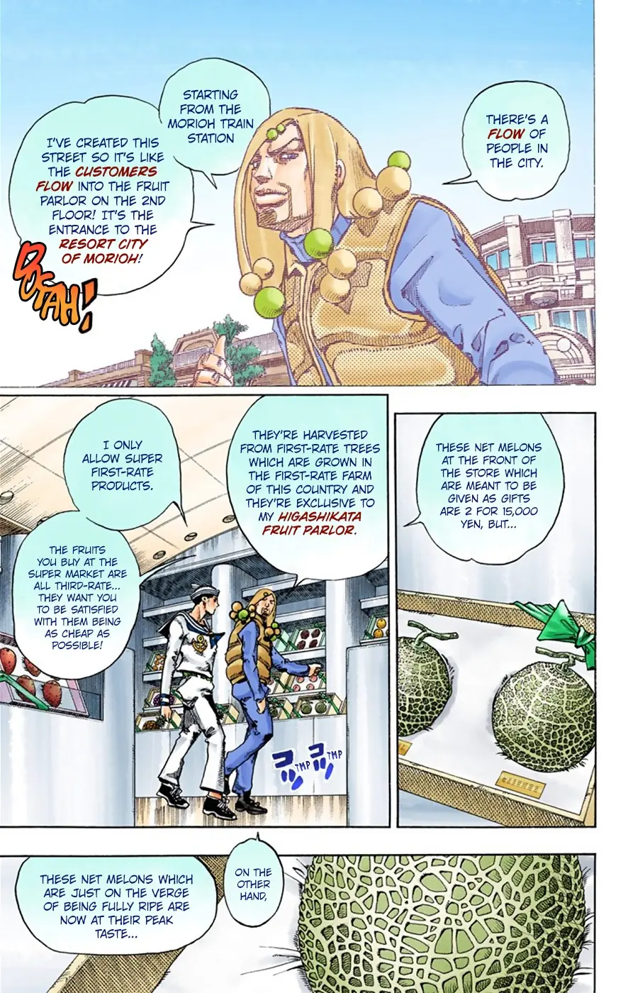 JoJo's Bizarre Adventure, Part 8: JoJolion Colored Manga — Chapter 33 — Page 28