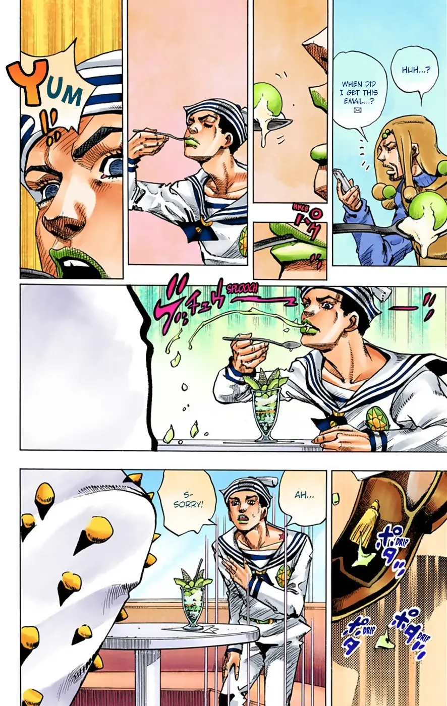 JoJo's Bizarre Adventure, Part 8: JoJolion Colored Manga — Chapter 33 — Page 35