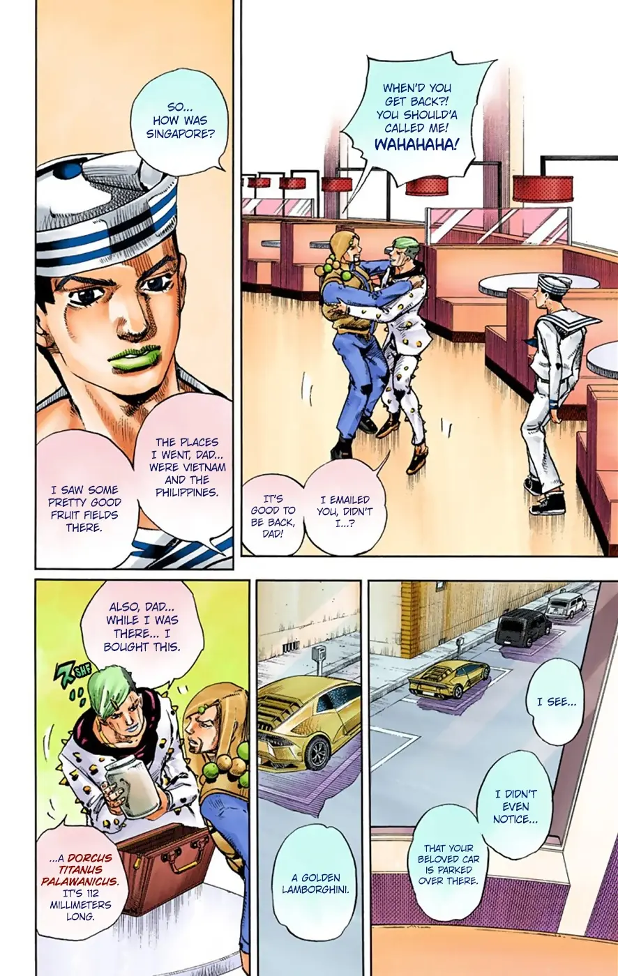 JoJo's Bizarre Adventure, Part 8: JoJolion Colored Manga — Chapter 33 — Page 40