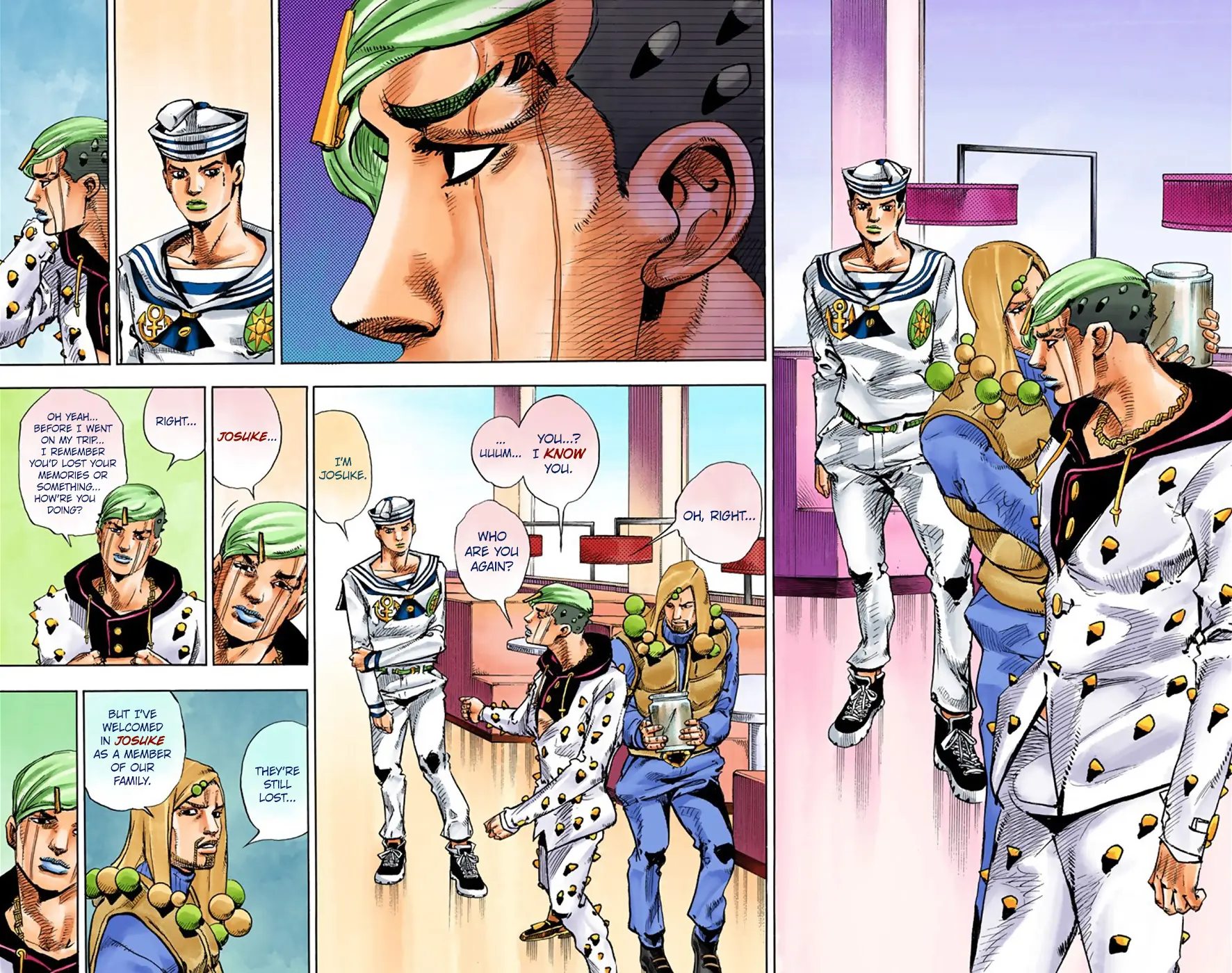 JoJo's Bizarre Adventure, Part 8: JoJolion Colored Manga — Chapter 33 — Page 42