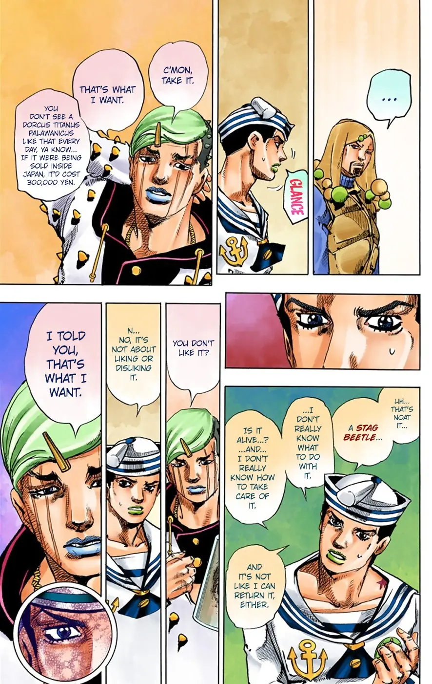 JoJo's Bizarre Adventure, Part 8: JoJolion Colored Manga — Chapter 33 — Page 44