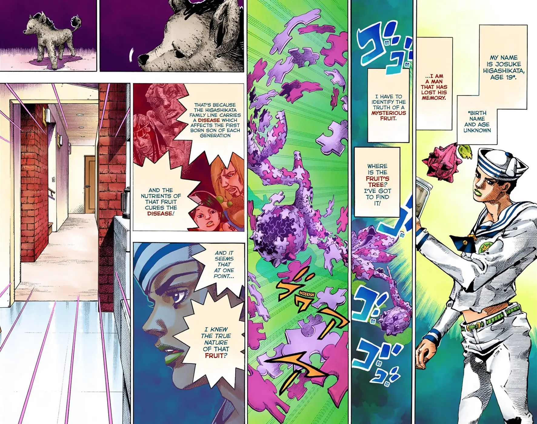 JoJo's Bizarre Adventure, Part 8: JoJolion Colored Manga β Chapter 34 β Page 3