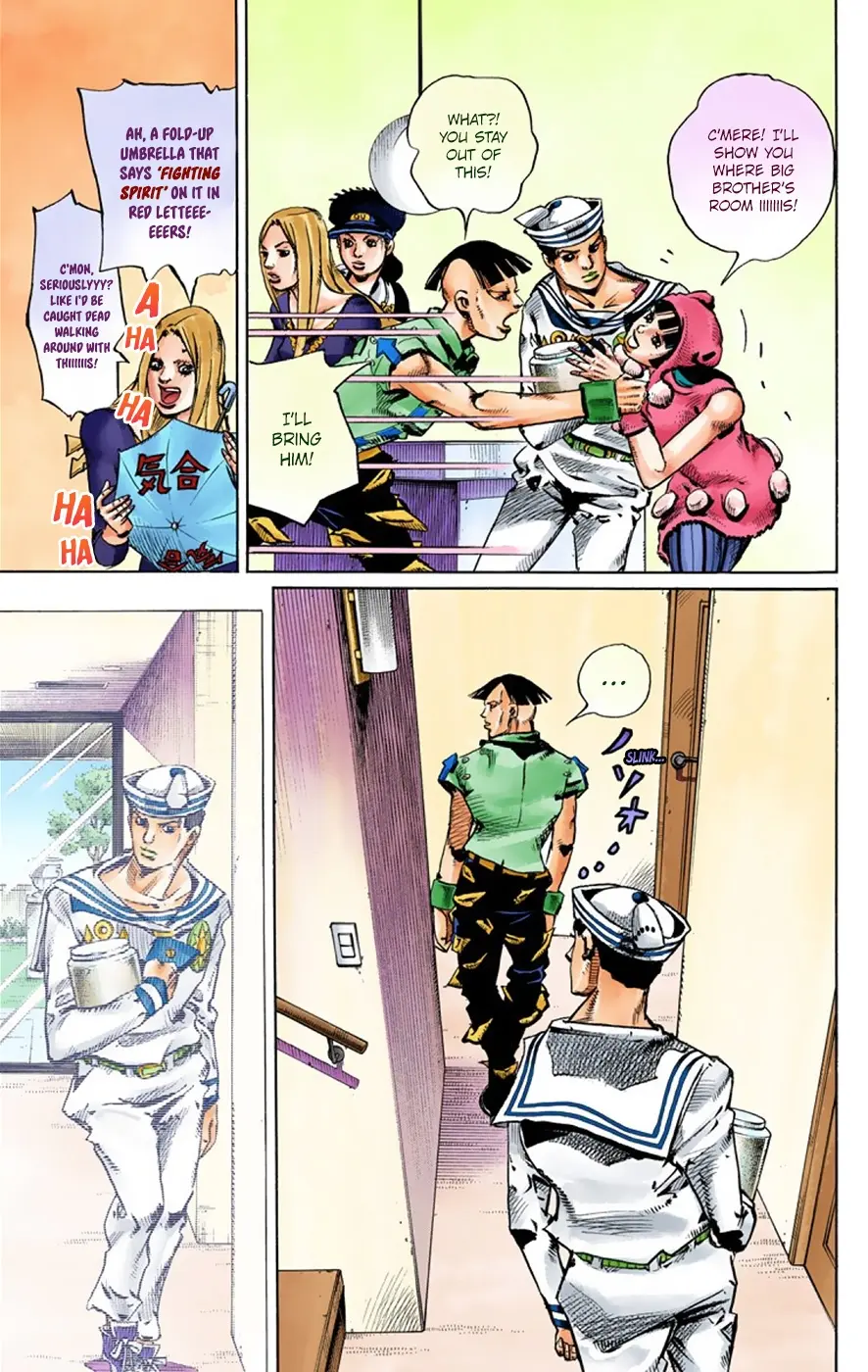 JoJo's Bizarre Adventure, Part 8: JoJolion Colored Manga β Chapter 34 β Page 7