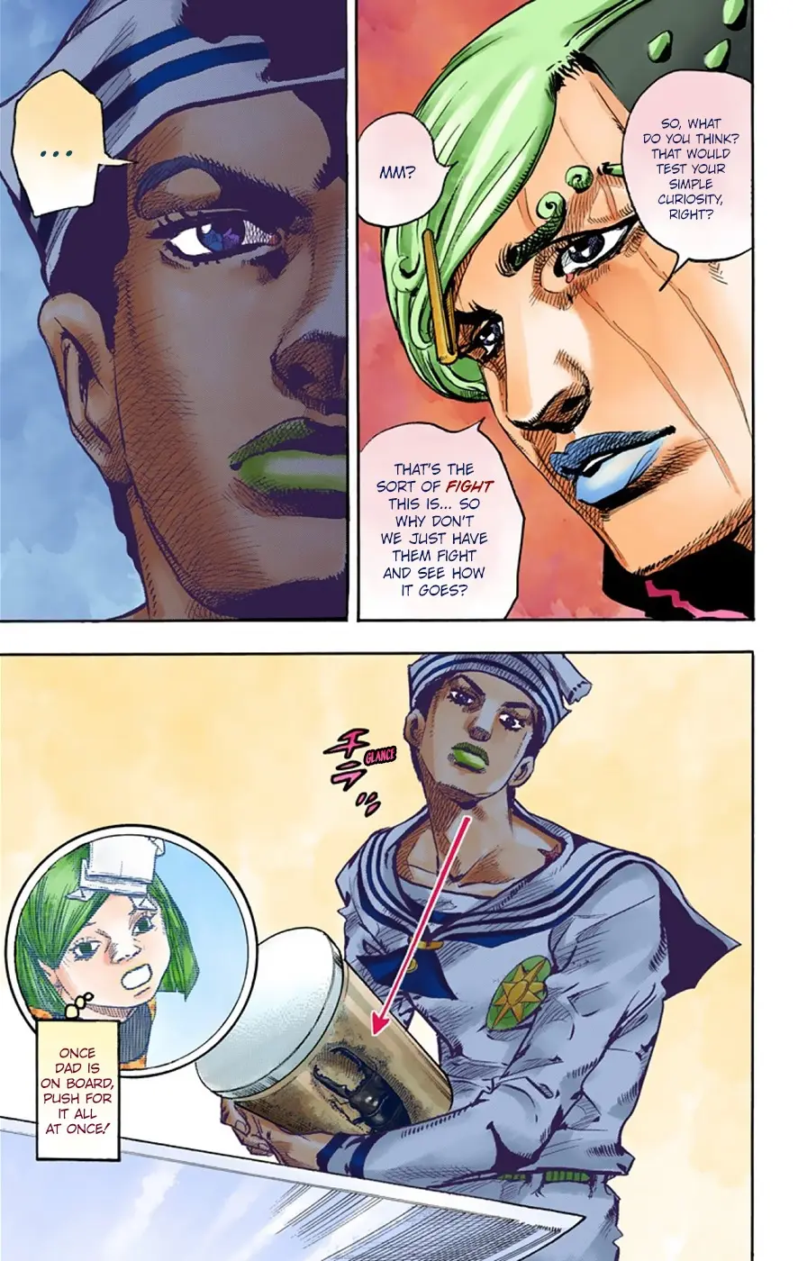 JoJo's Bizarre Adventure, Part 8: JoJolion Colored Manga β Chapter 34 β Page 35