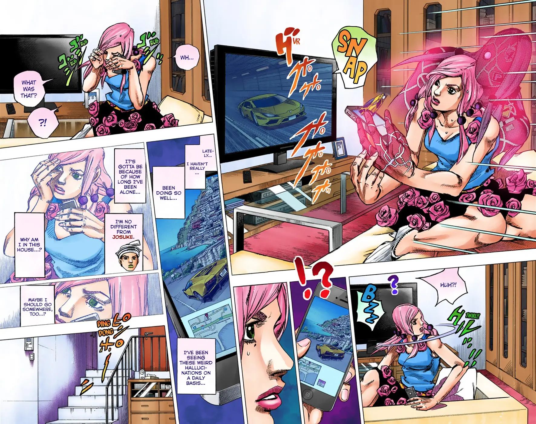 JoJo's Bizarre Adventure, Part 8: JoJolion Colored Manga β Chapter 36 β Page 4
