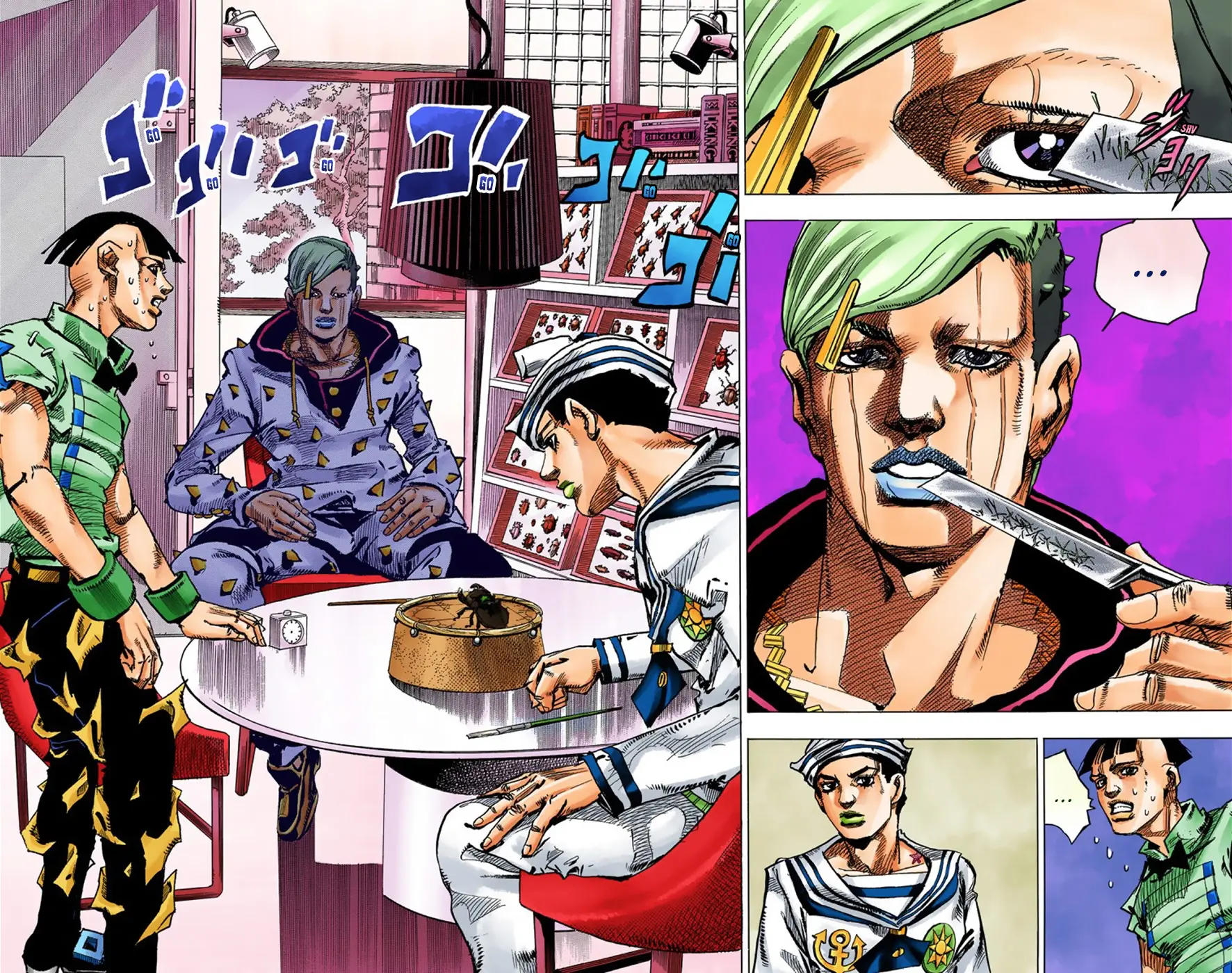 JoJo's Bizarre Adventure, Part 8: JoJolion Colored Manga β Chapter 36 β Page 7
