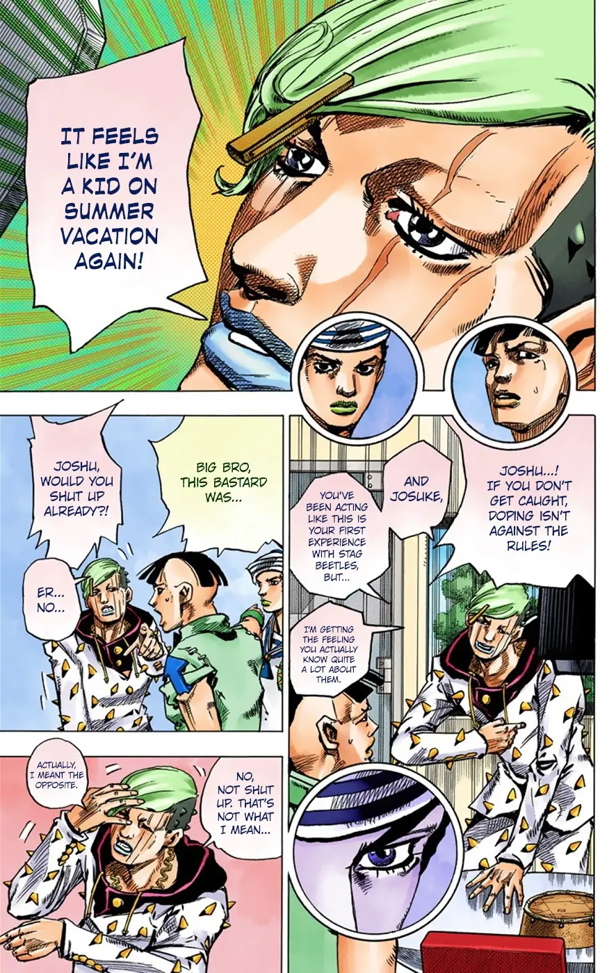 JoJo's Bizarre Adventure, Part 8: JoJolion Colored Manga β Chapter 36 β Page 11