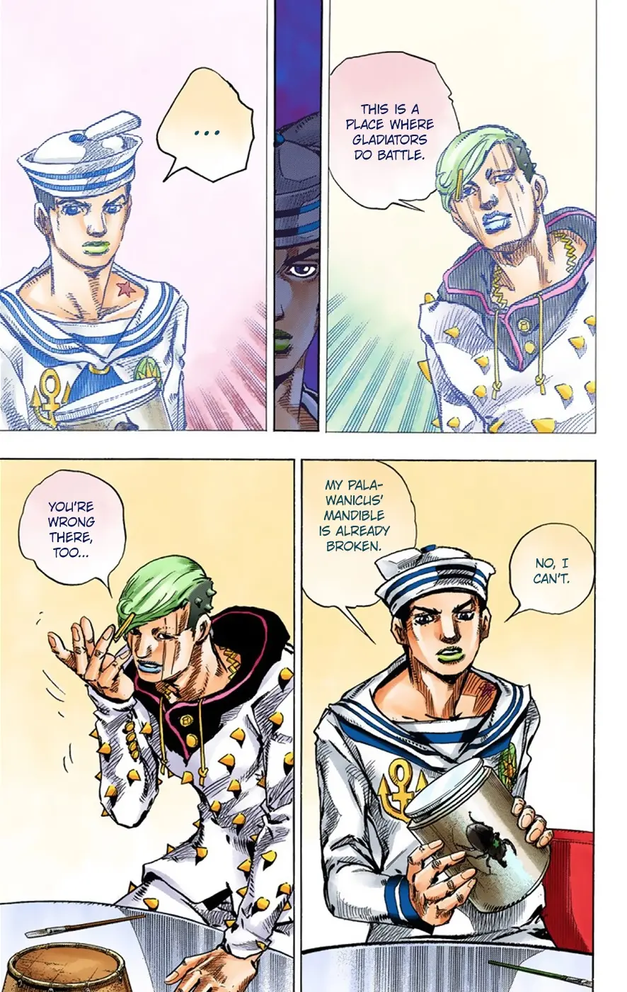 JoJo's Bizarre Adventure, Part 8: JoJolion Colored Manga β Chapter 36 β Page 13