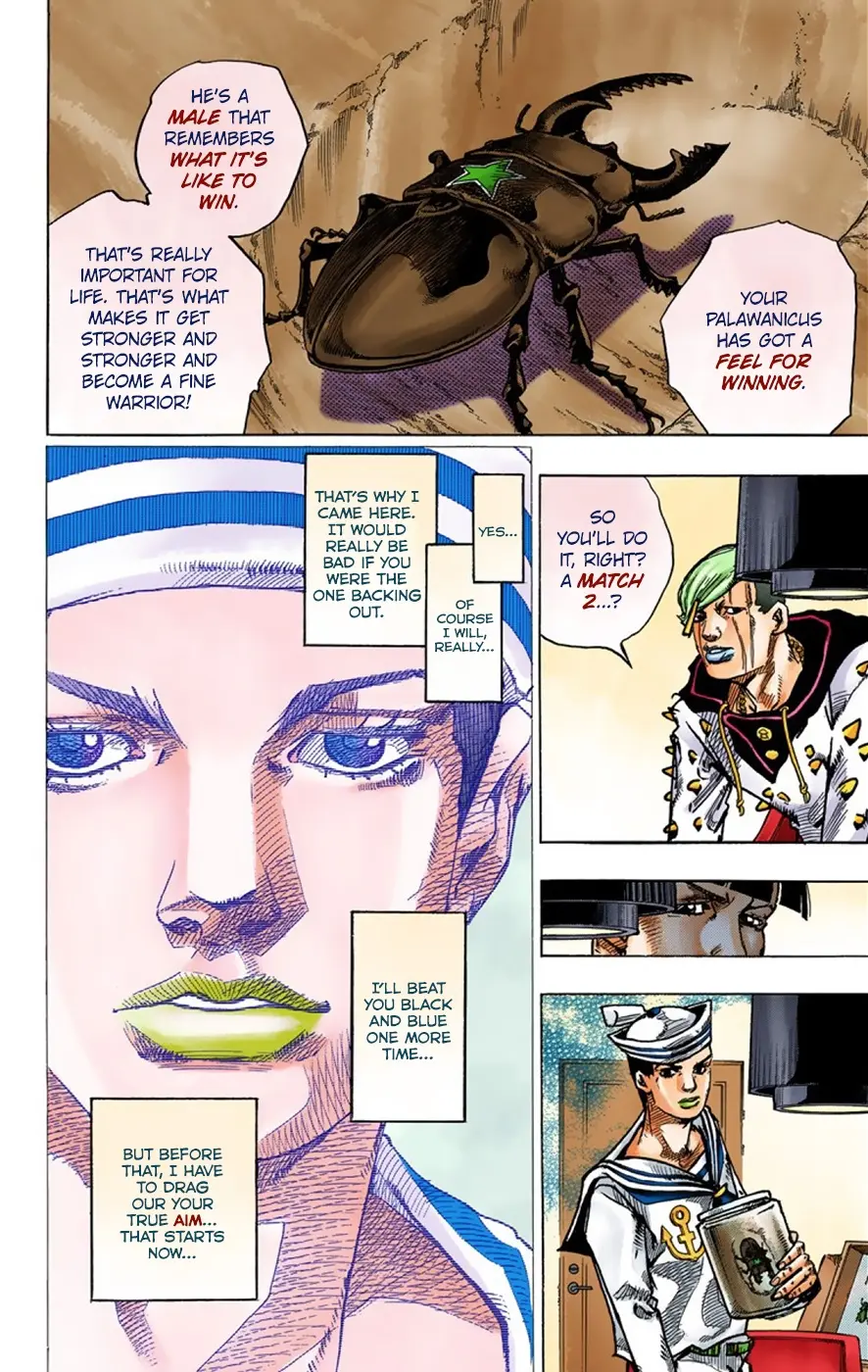 JoJo's Bizarre Adventure, Part 8: JoJolion Colored Manga β Chapter 36 β Page 14