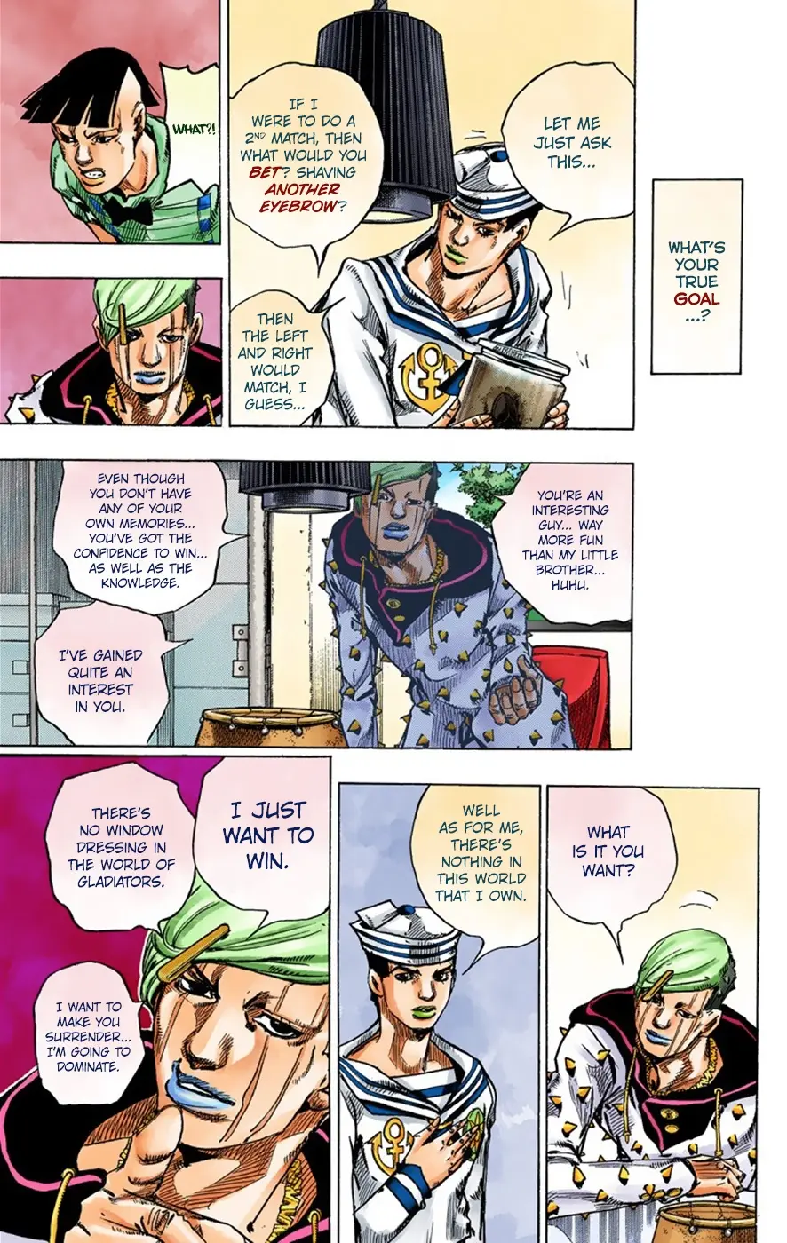 JoJo's Bizarre Adventure, Part 8: JoJolion Colored Manga β Chapter 36 β Page 15