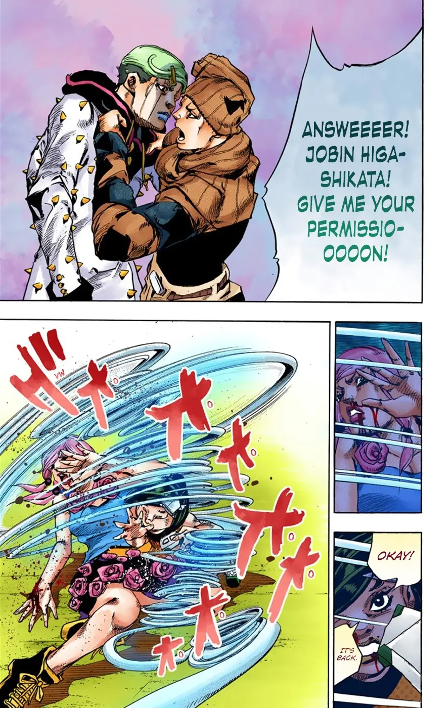JoJo's Bizarre Adventure, Part 8: JoJolion Colored Manga β Chapter 42 β Page 34