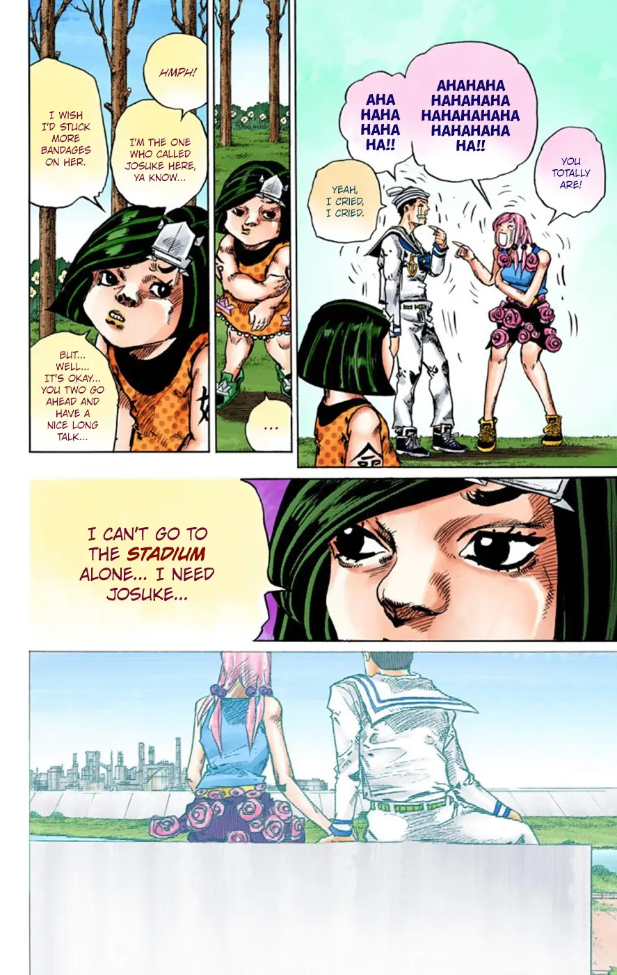JoJo's Bizarre Adventure, Part 8: JoJolion Colored Manga β Chapter 43 β Page 22