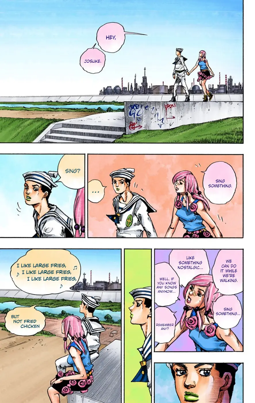 JoJo's Bizarre Adventure, Part 8: JoJolion Colored Manga β Chapter 43 β Page 23