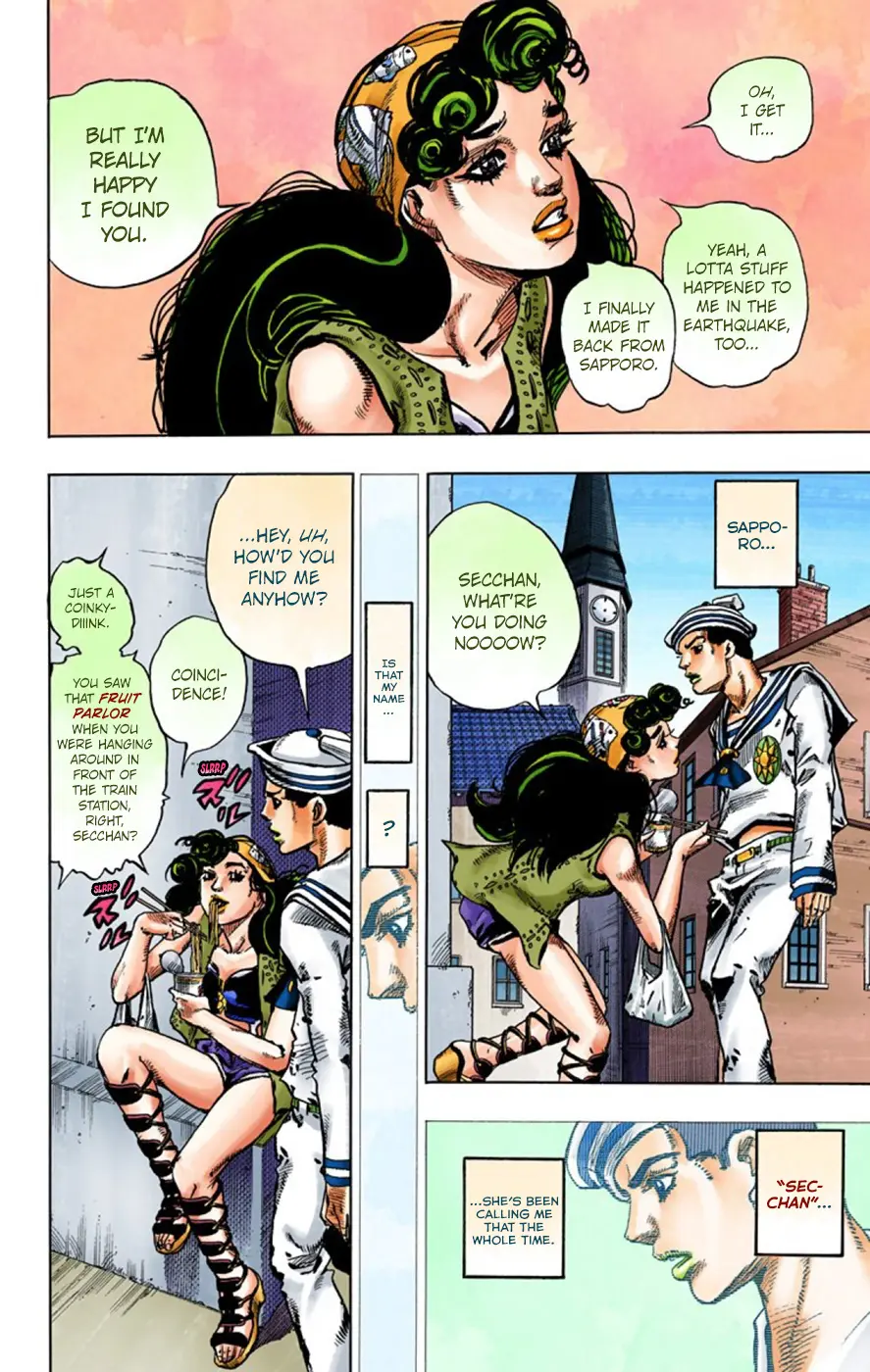 JoJo's Bizarre Adventure, Part 8: JoJolion Colored Manga β Chapter 43 β Page 34