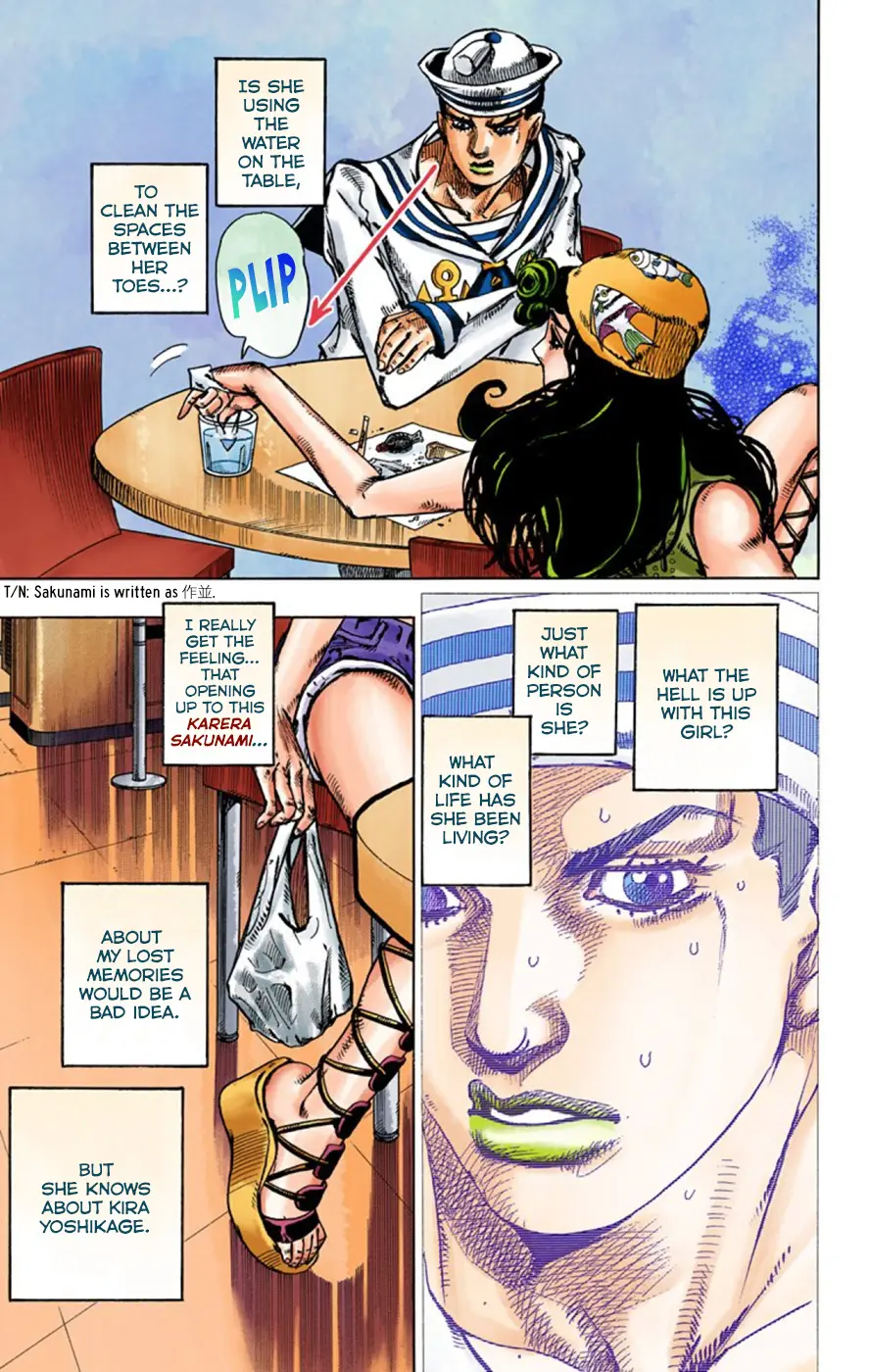 JoJo's Bizarre Adventure, Part 8: JoJolion Colored Manga β Chapter 44 β Page 9
