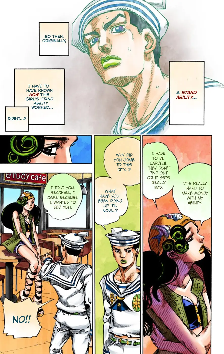JoJo's Bizarre Adventure, Part 8: JoJolion Colored Manga β Chapter 44 β Page 15