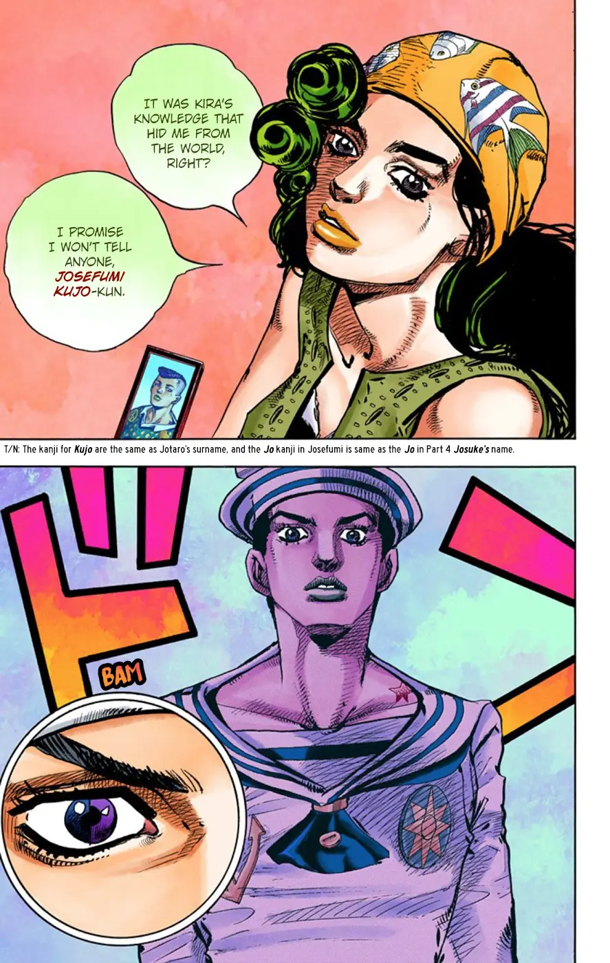JoJo's Bizarre Adventure, Part 8: JoJolion Colored Manga β Chapter 44 β Page 24