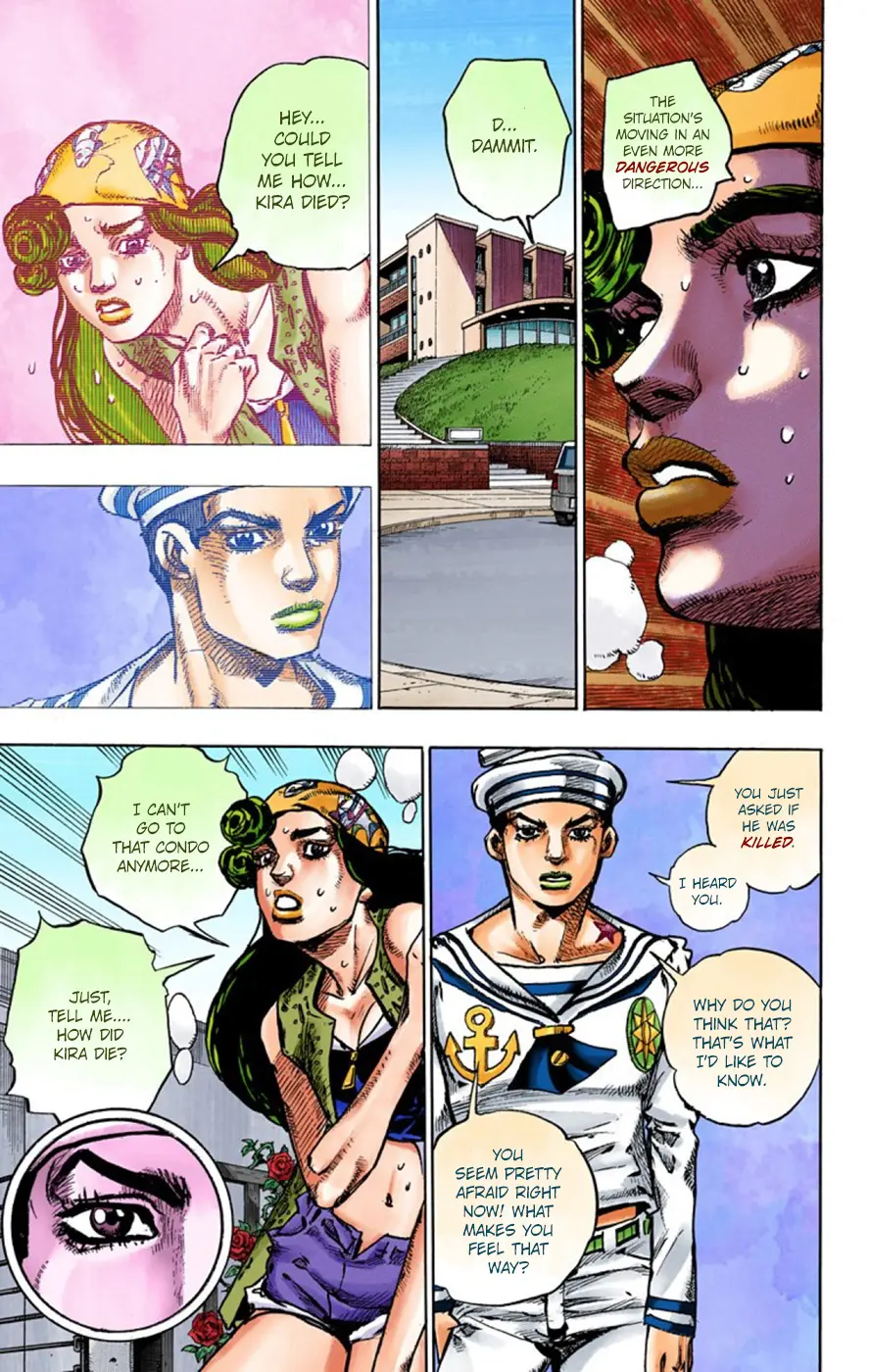 JoJo's Bizarre Adventure, Part 8: JoJolion Colored Manga β Chapter 45 β Page 15