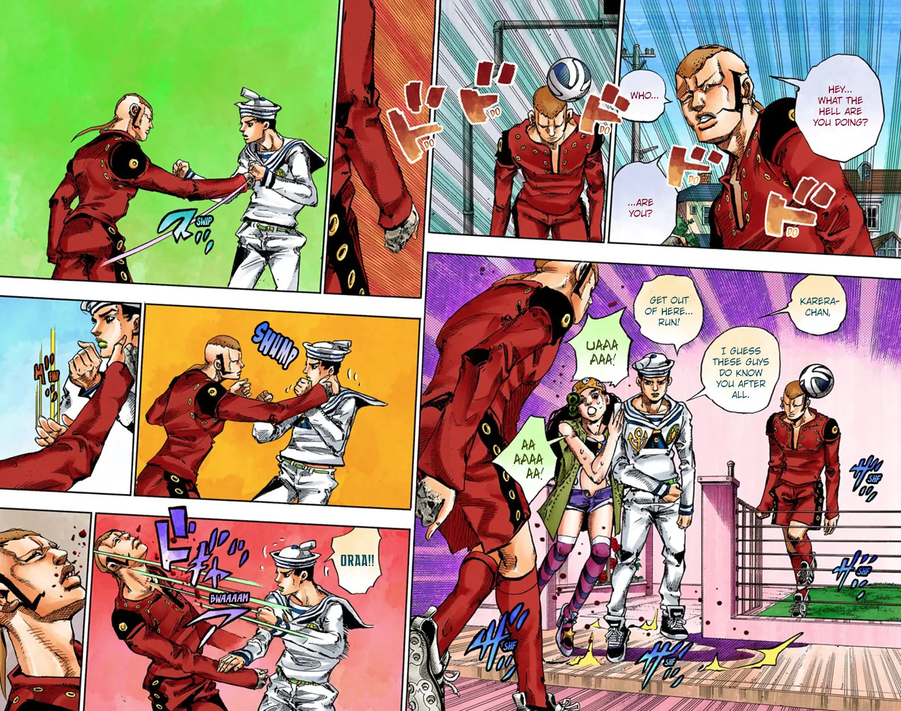 JoJo's Bizarre Adventure, Part 8: JoJolion Colored Manga β Chapter 45 β Page 28
