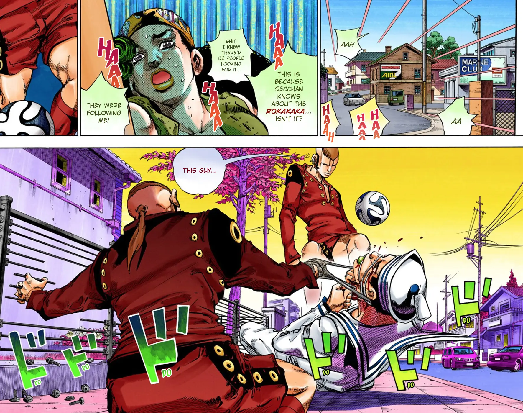 JoJo's Bizarre Adventure, Part 8: JoJolion Colored Manga β Chapter 46 β Page 7