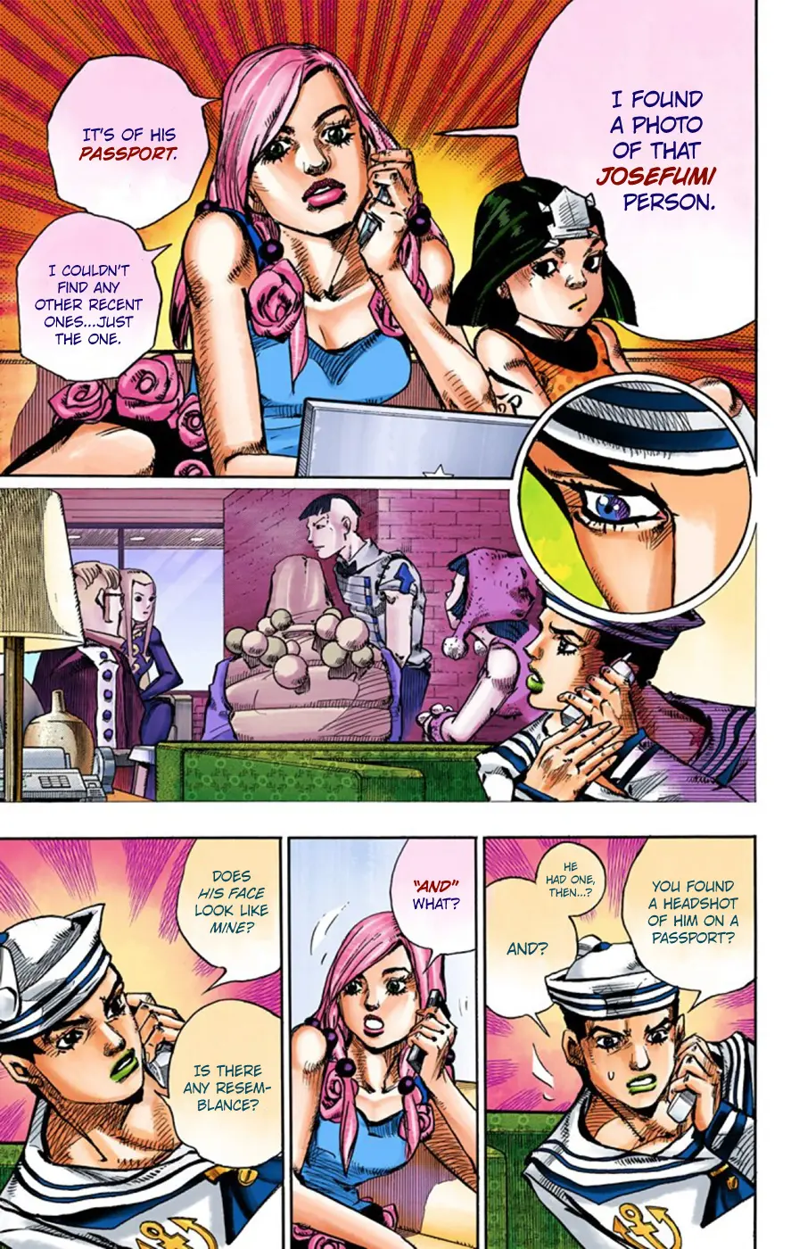 JoJo's Bizarre Adventure, Part 8: JoJolion Colored Manga β Chapter 48 β Page 10
