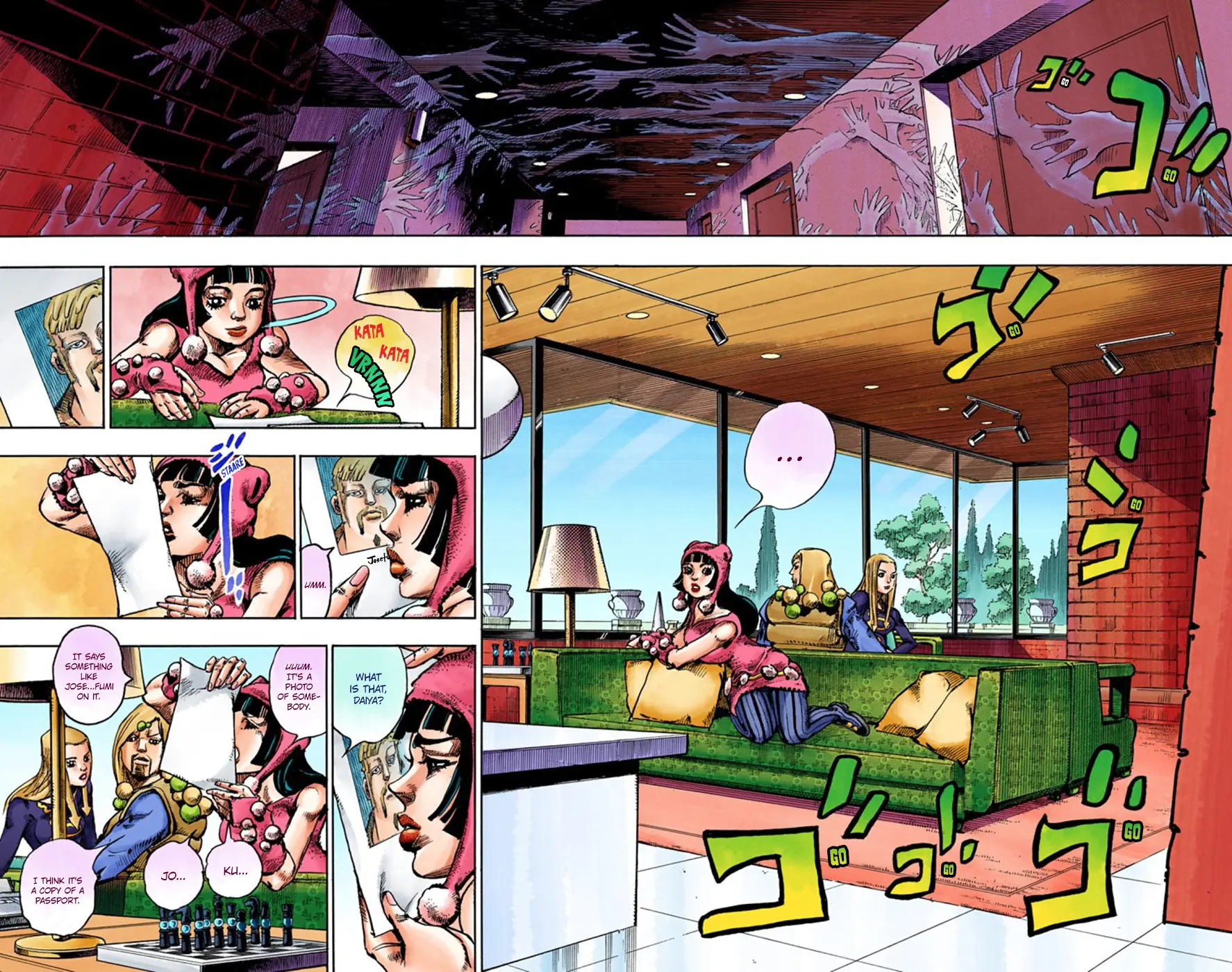 JoJo's Bizarre Adventure, Part 8: JoJolion Colored Manga β Chapter 48 β Page 34