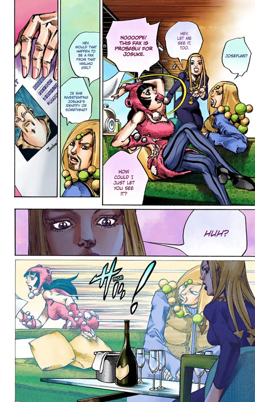 JoJo's Bizarre Adventure, Part 8: JoJolion Colored Manga β Chapter 48 β Page 35