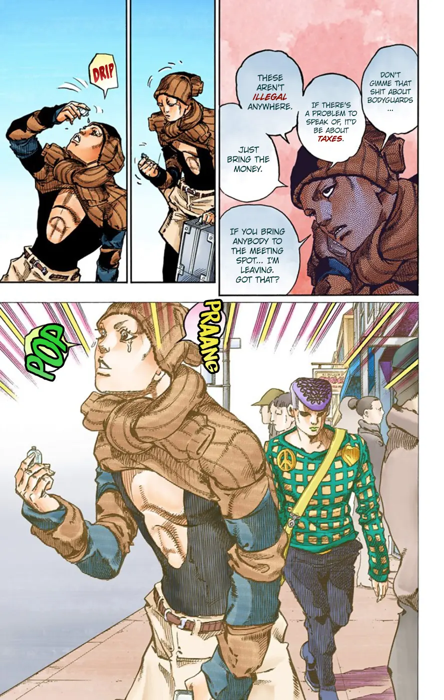 JoJo's Bizarre Adventure, Part 8: JoJolion Colored Manga β Chapter 51 β Page 13