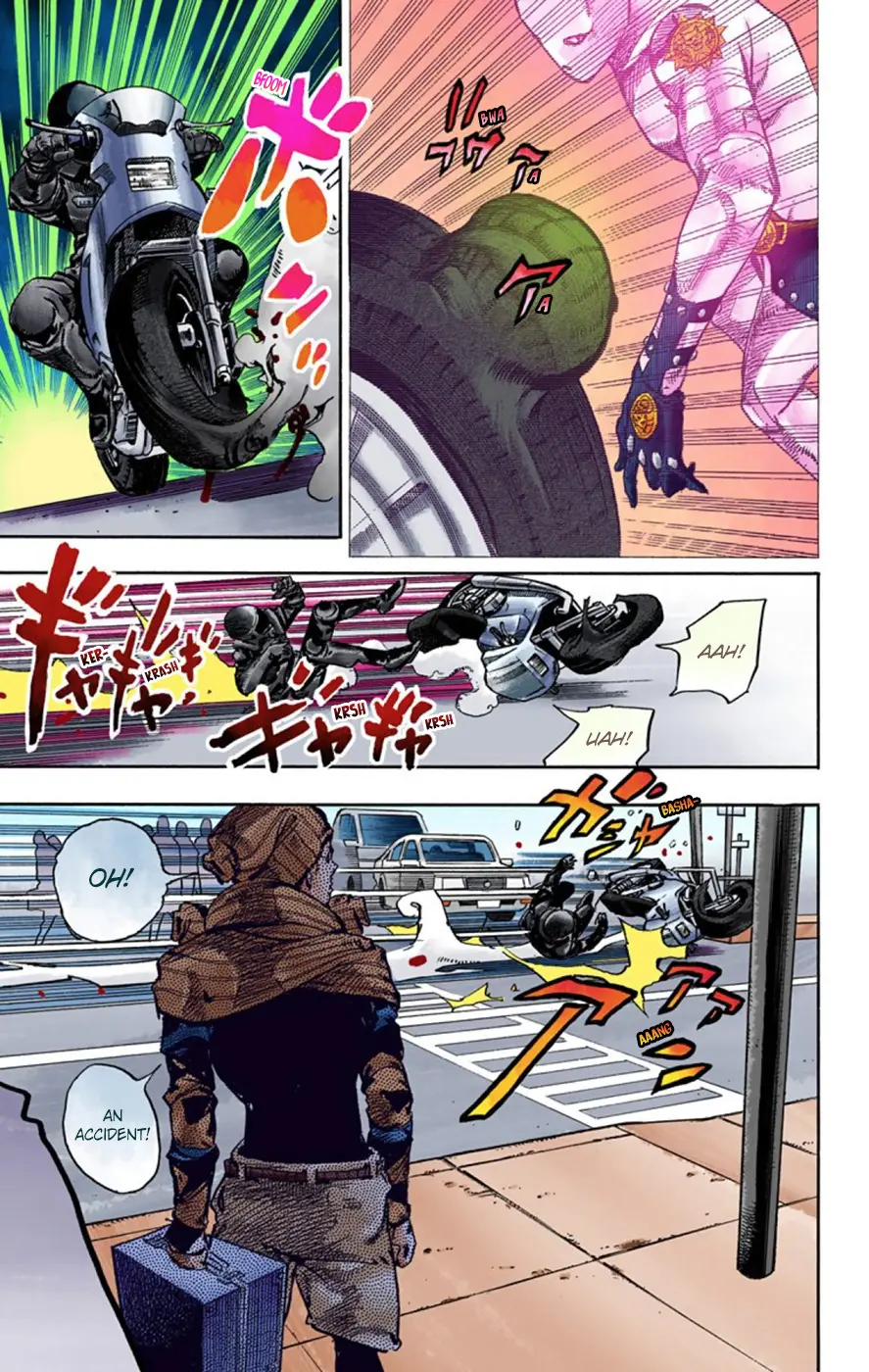JoJo's Bizarre Adventure, Part 8: JoJolion Colored Manga β Chapter 51 β Page 15