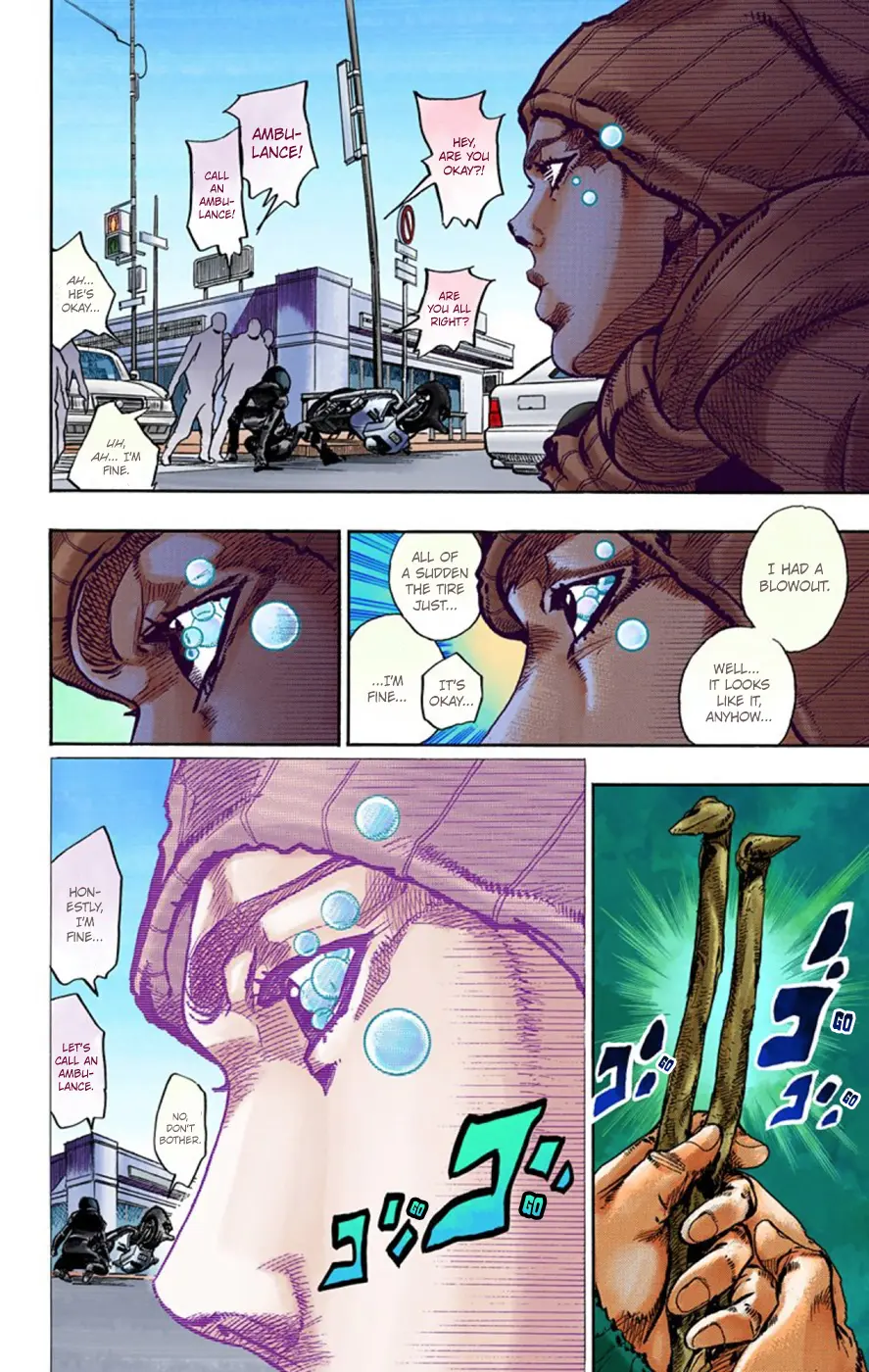 JoJo's Bizarre Adventure, Part 8: JoJolion Colored Manga β Chapter 51 β Page 17