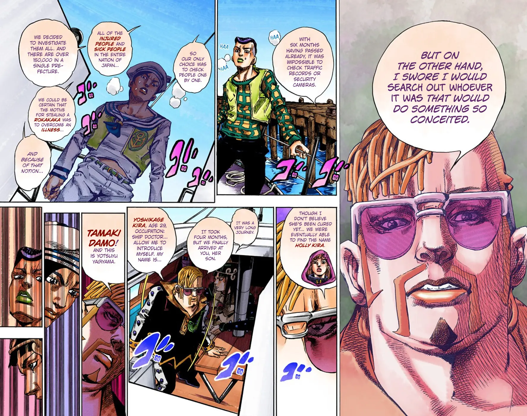 JoJo's Bizarre Adventure, Part 8: JoJolion Colored Manga β Chapter 51 β Page 42