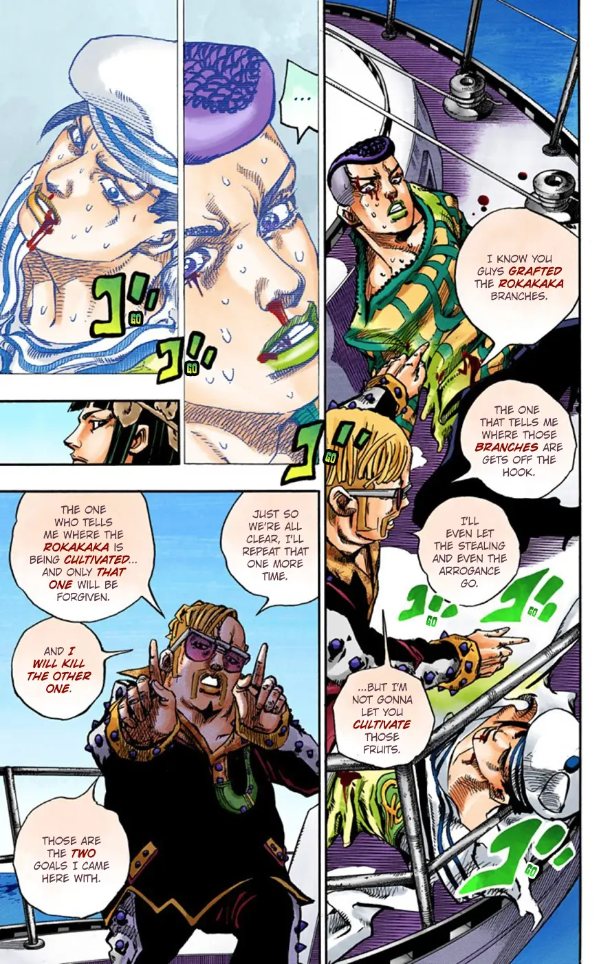JoJo's Bizarre Adventure, Part 8: JoJolion Colored Manga β Chapter 52 β Page 8