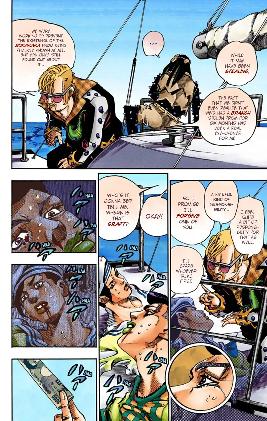 JoJo's Bizarre Adventure, Part 8: JoJolion Colored Manga β Chapter 52 β Page 9