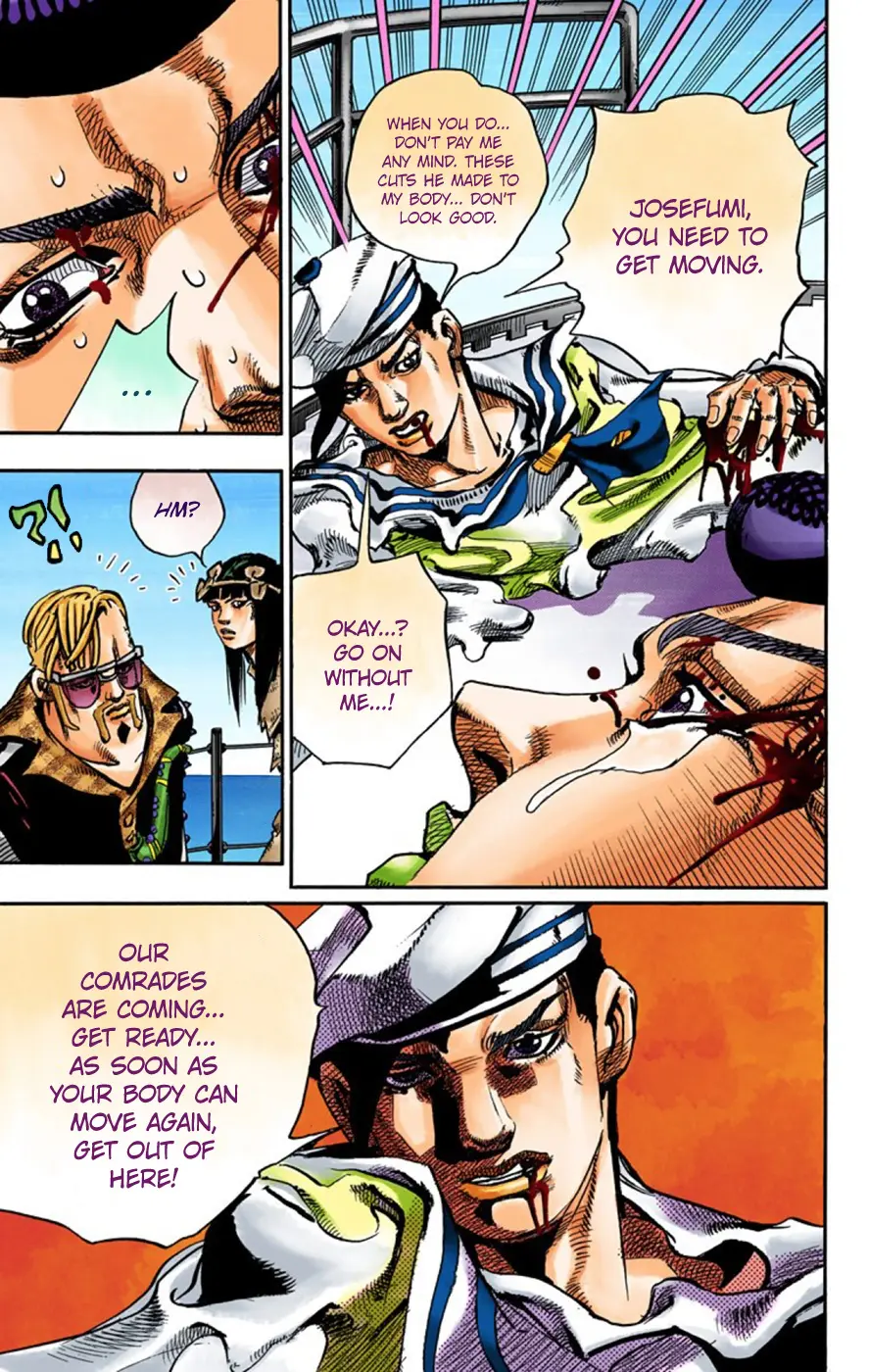 JoJo's Bizarre Adventure, Part 8: JoJolion Colored Manga β Chapter 52 β Page 13